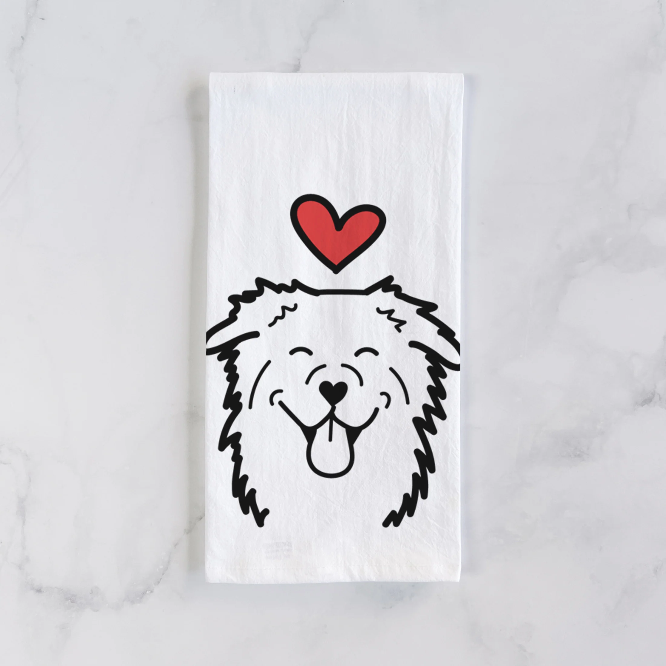 Love Always Australian Shepherd - Tea Towel - Image 2