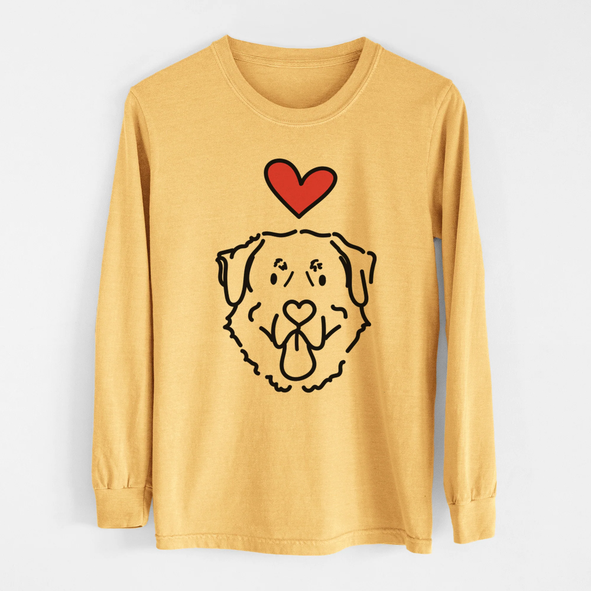 Love Always Anatolian Shepherd - Batu - Heavyweight 100% Cotton Long Sleeve - Image 6