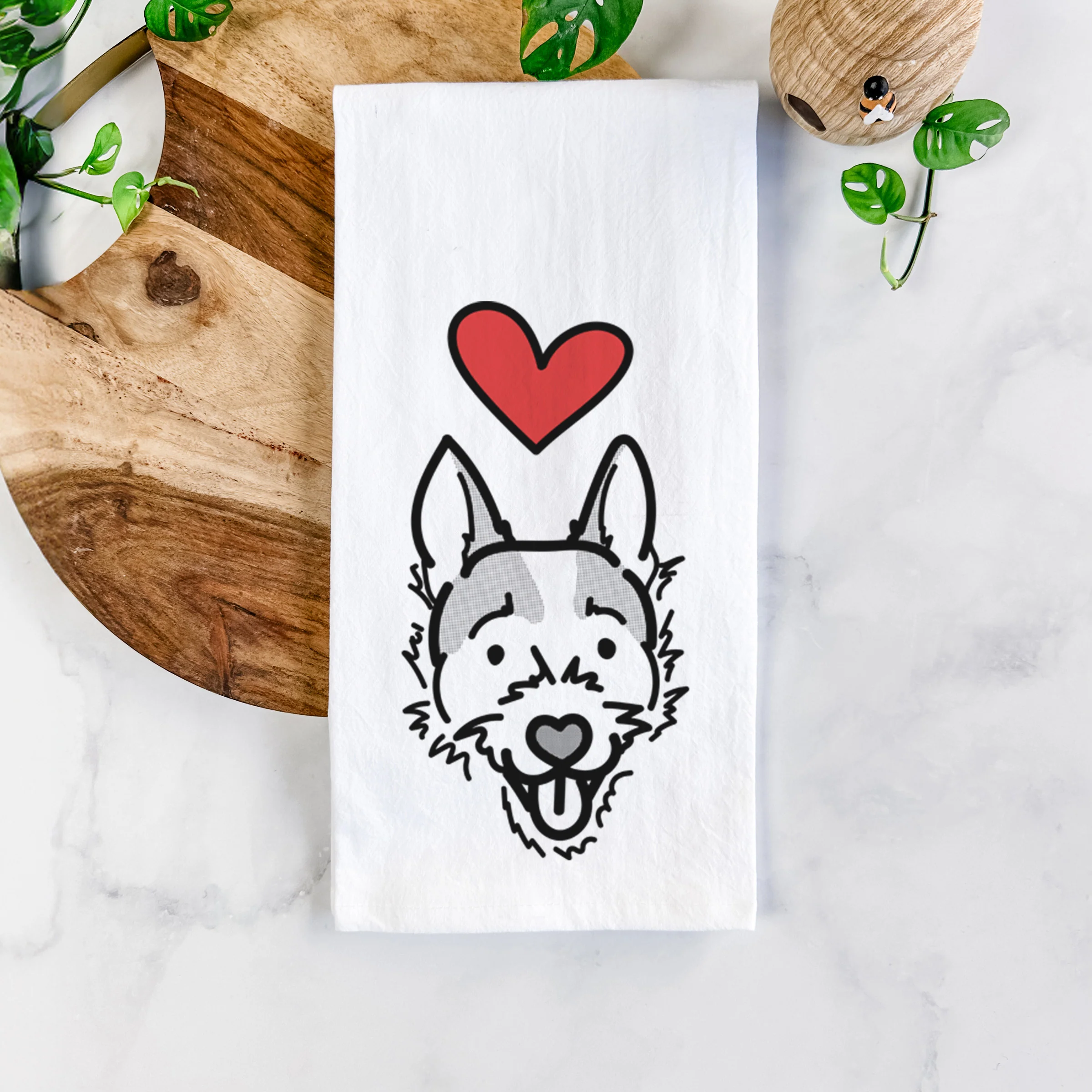 Love Always Jack Russell Terrier - Baxter - Tea Towel - Image 5
