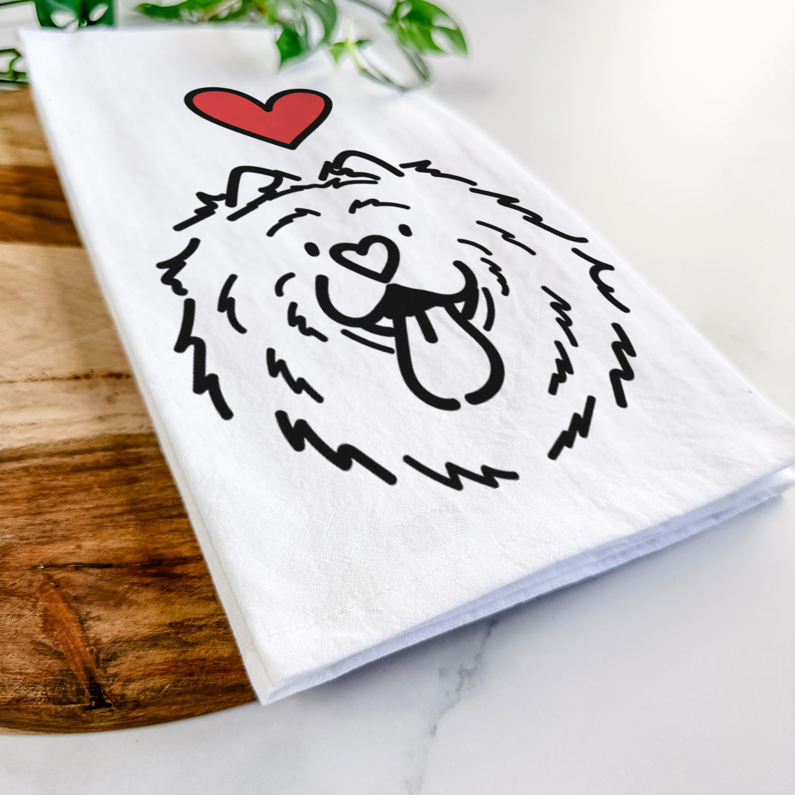 Love Always Chow Chow - Bear - Tea Towel