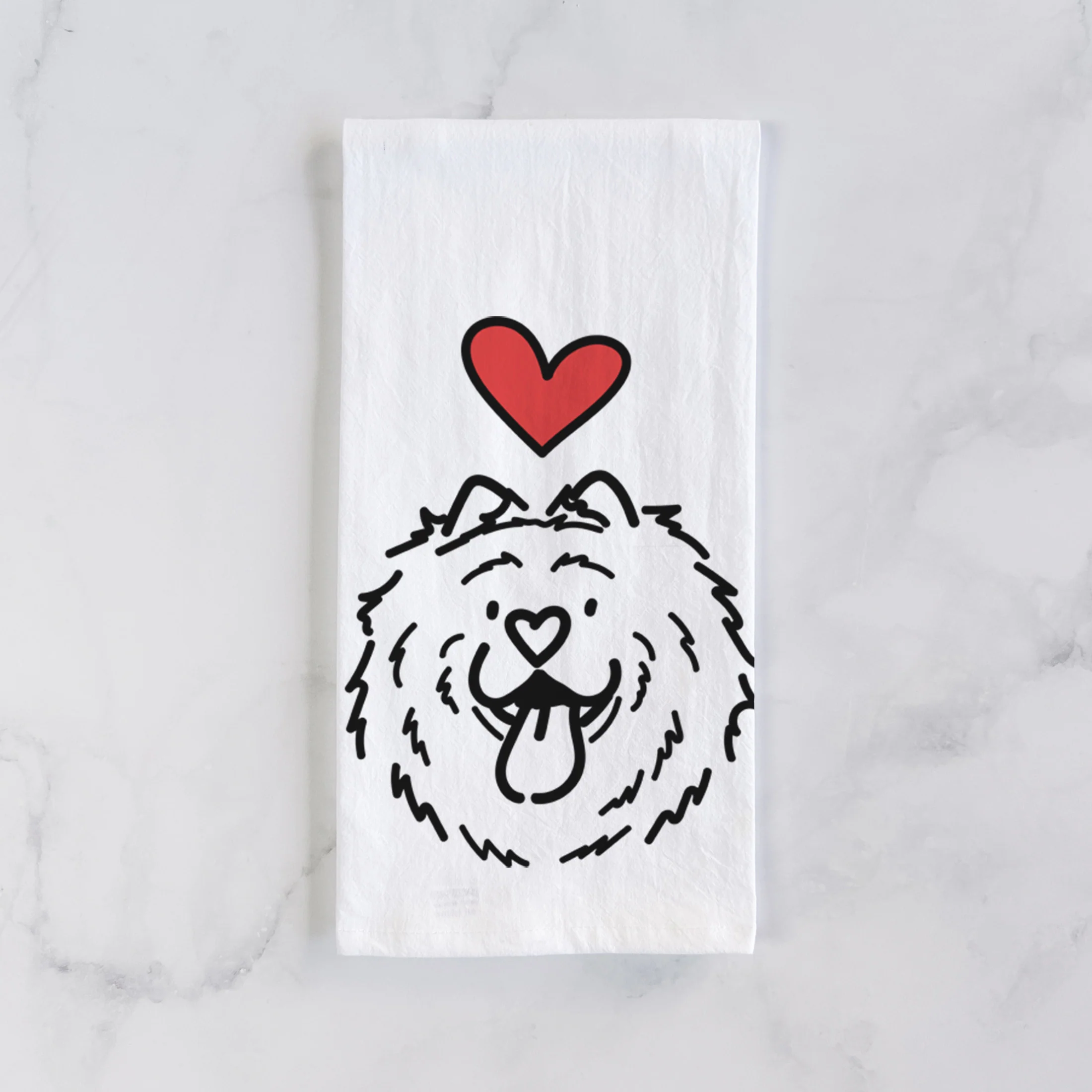 Love Always Chow Chow - Bear - Tea Towel - Image 2