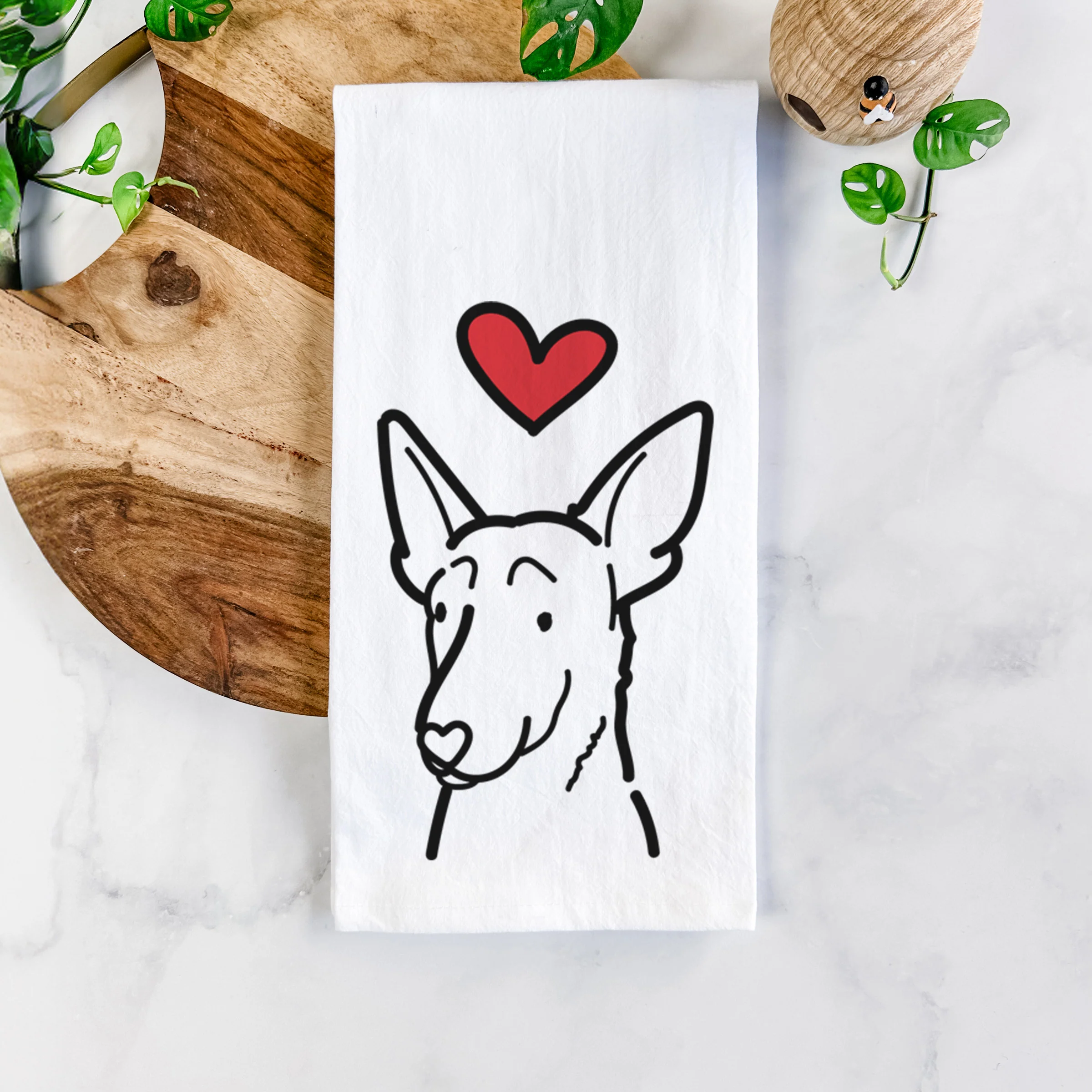 Love Always Belgian Malinois - Tea Towel - Image 5