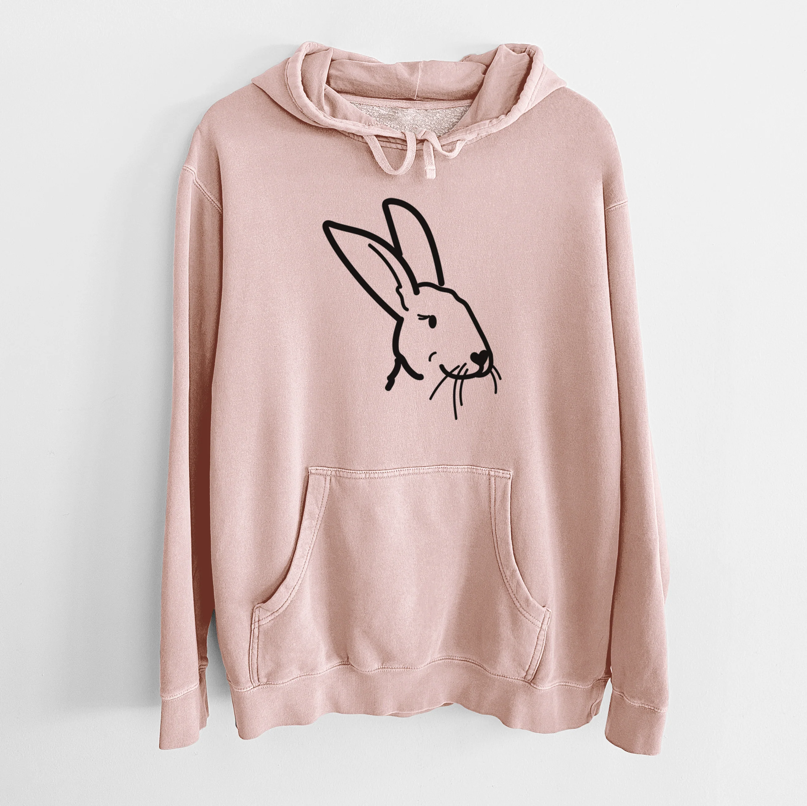 Love Always Rex Rabbit - Betsy - Unisex Pigment Dyed Hoodie - Image 12