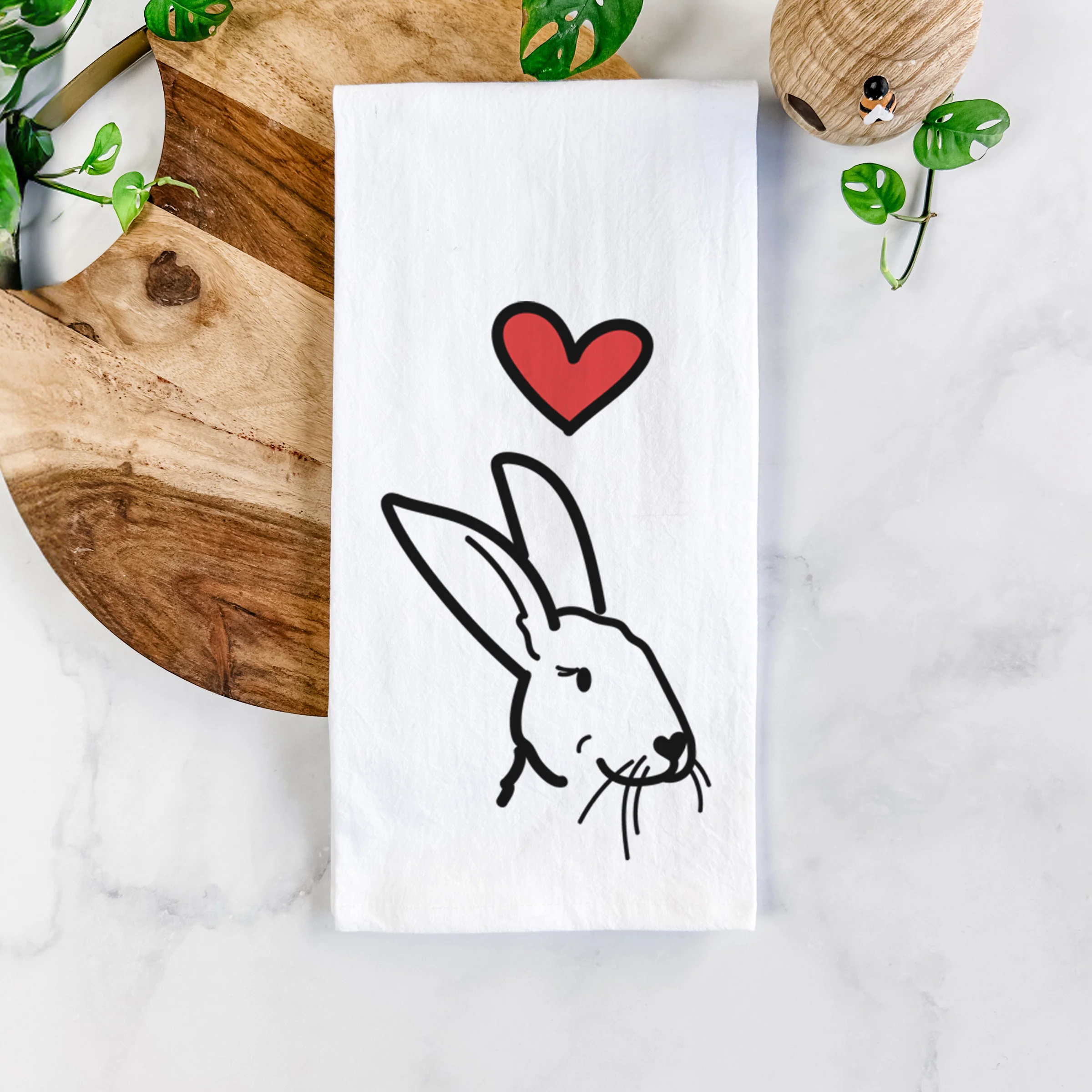Love Always Rex Rabbit - Betsy - Tea Towel - Image 5