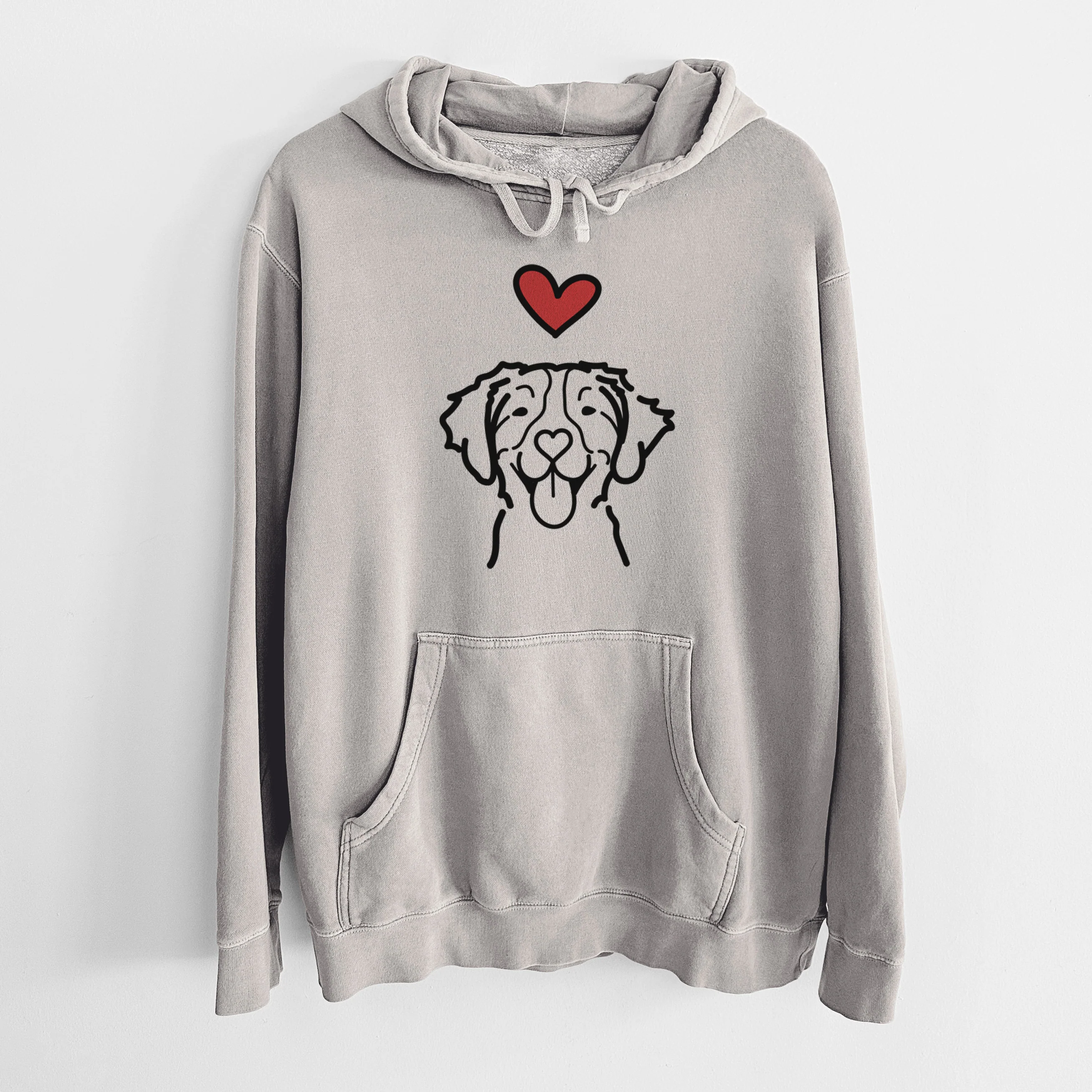 Love Always Brittany - Unisex Pigment Dyed Hoodie - Image 5