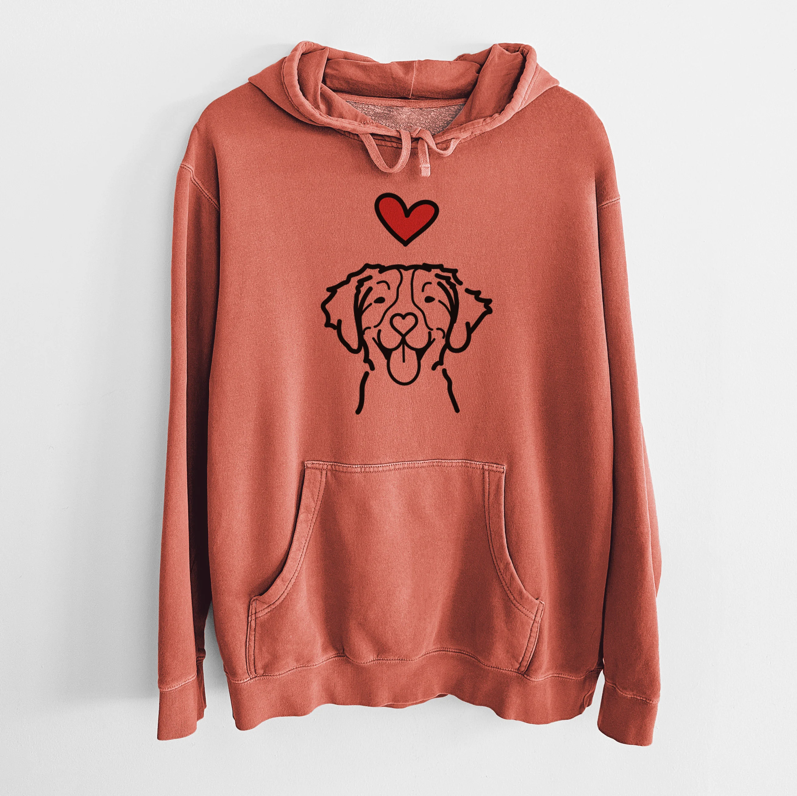 Love Always Brittany - Unisex Pigment Dyed Hoodie - Image 8