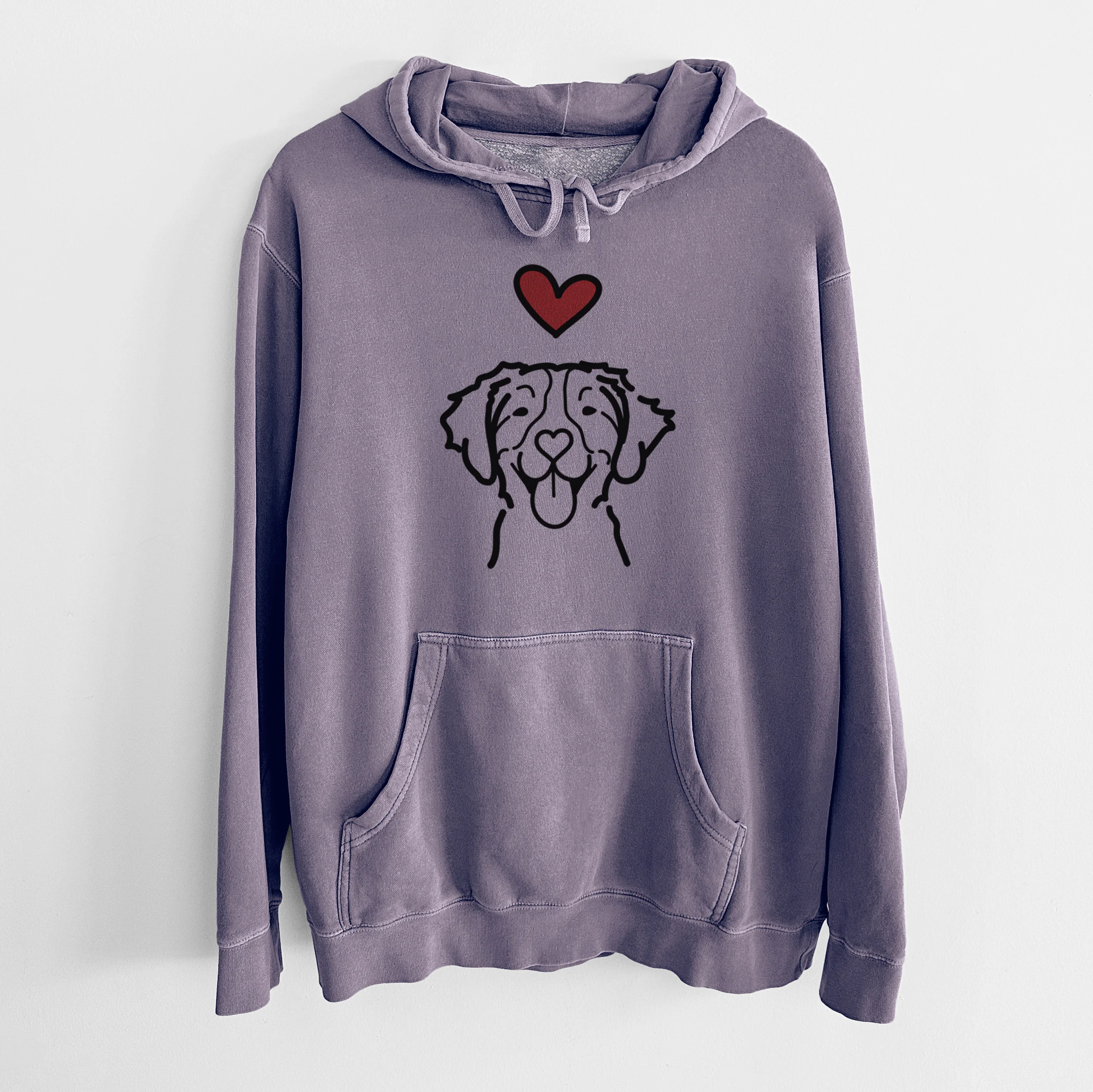 Love Always Brittany - Unisex Pigment Dyed Hoodie - Image 9