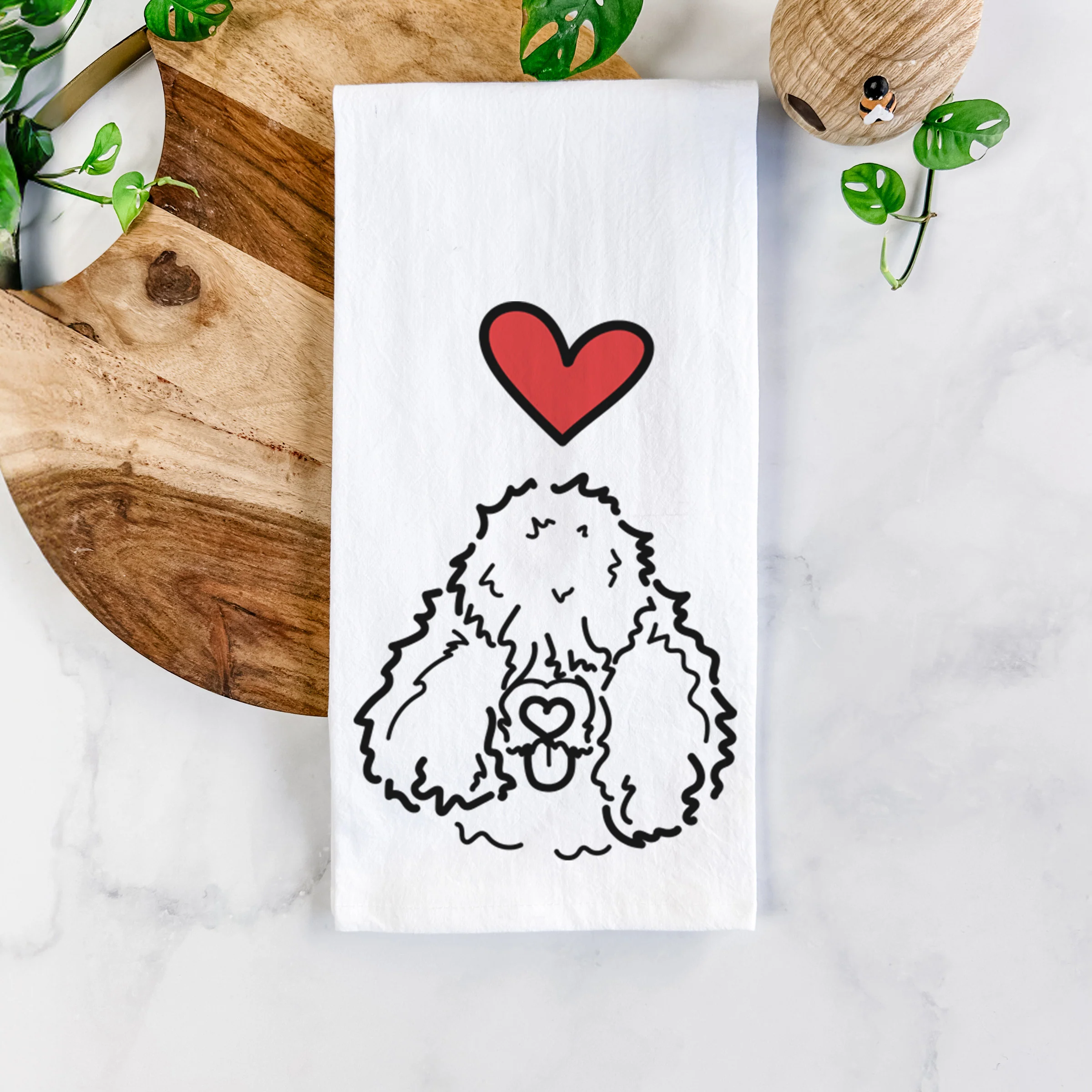 Love Always Bouvier des Flandres - Deeogey - Tea Towel - Image 5