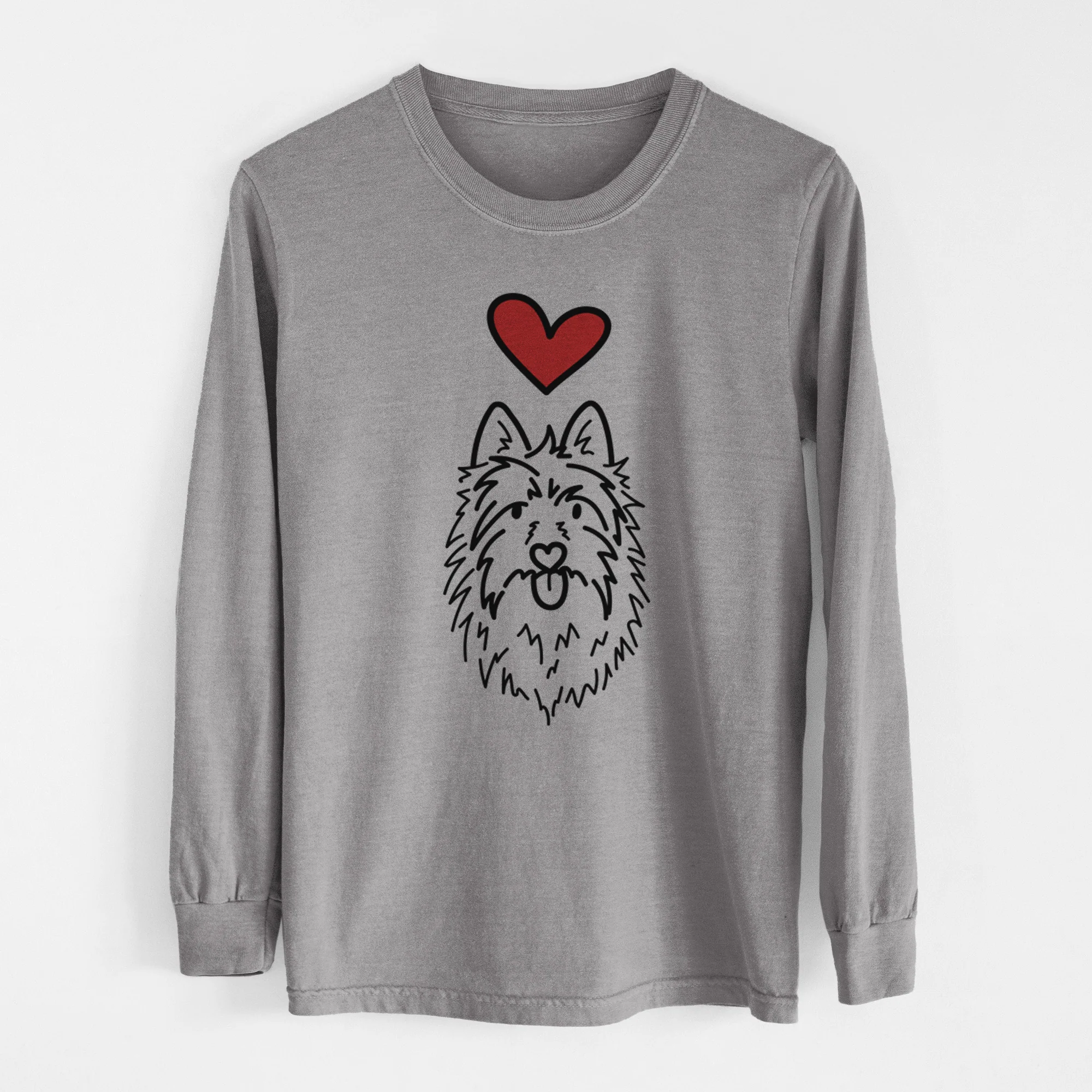 Love Always Australian Terrier - Digger - Heavyweight 100% Cotton Long Sleeve - Image 7