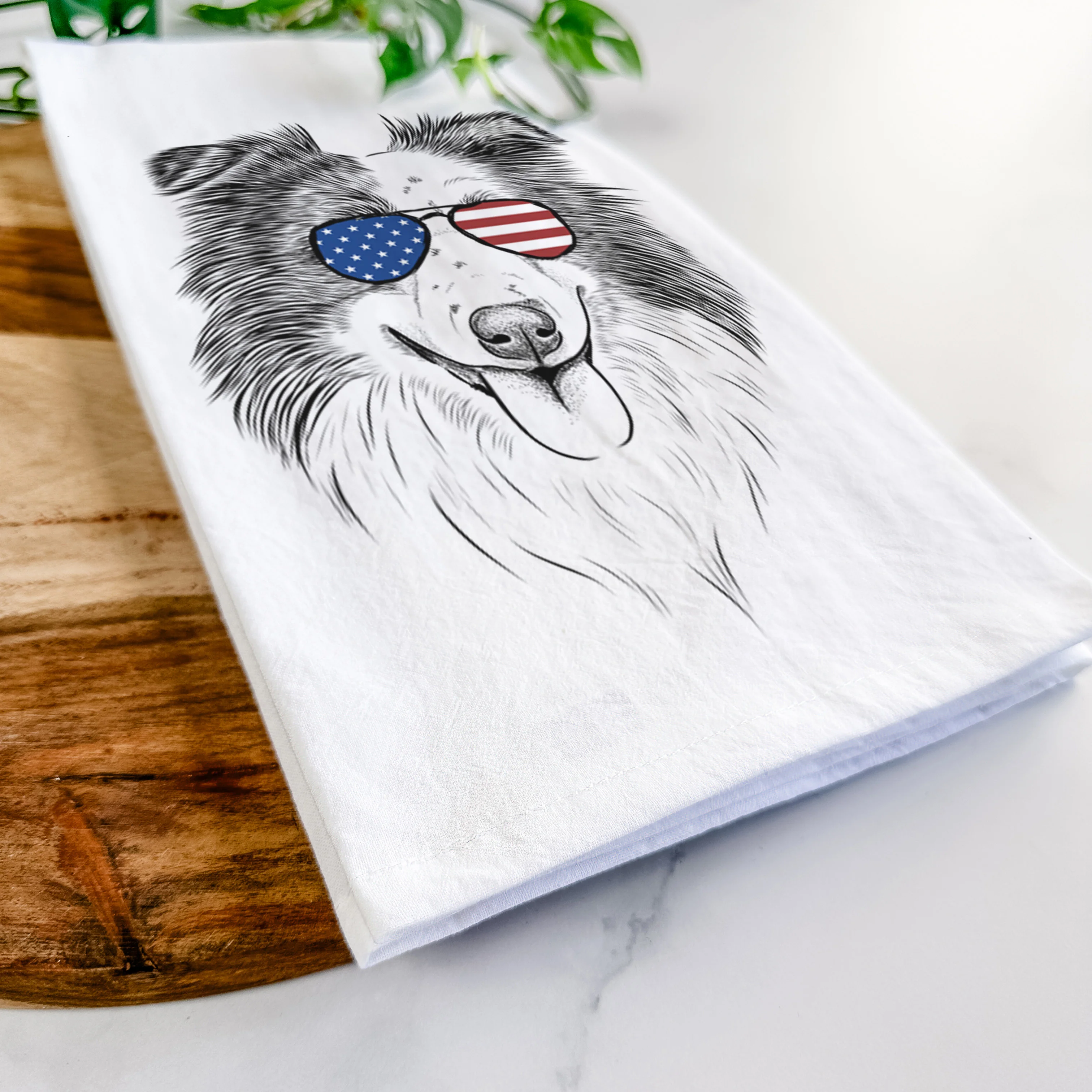 Lady Bug the Border Collie Tea Towel - Image 12