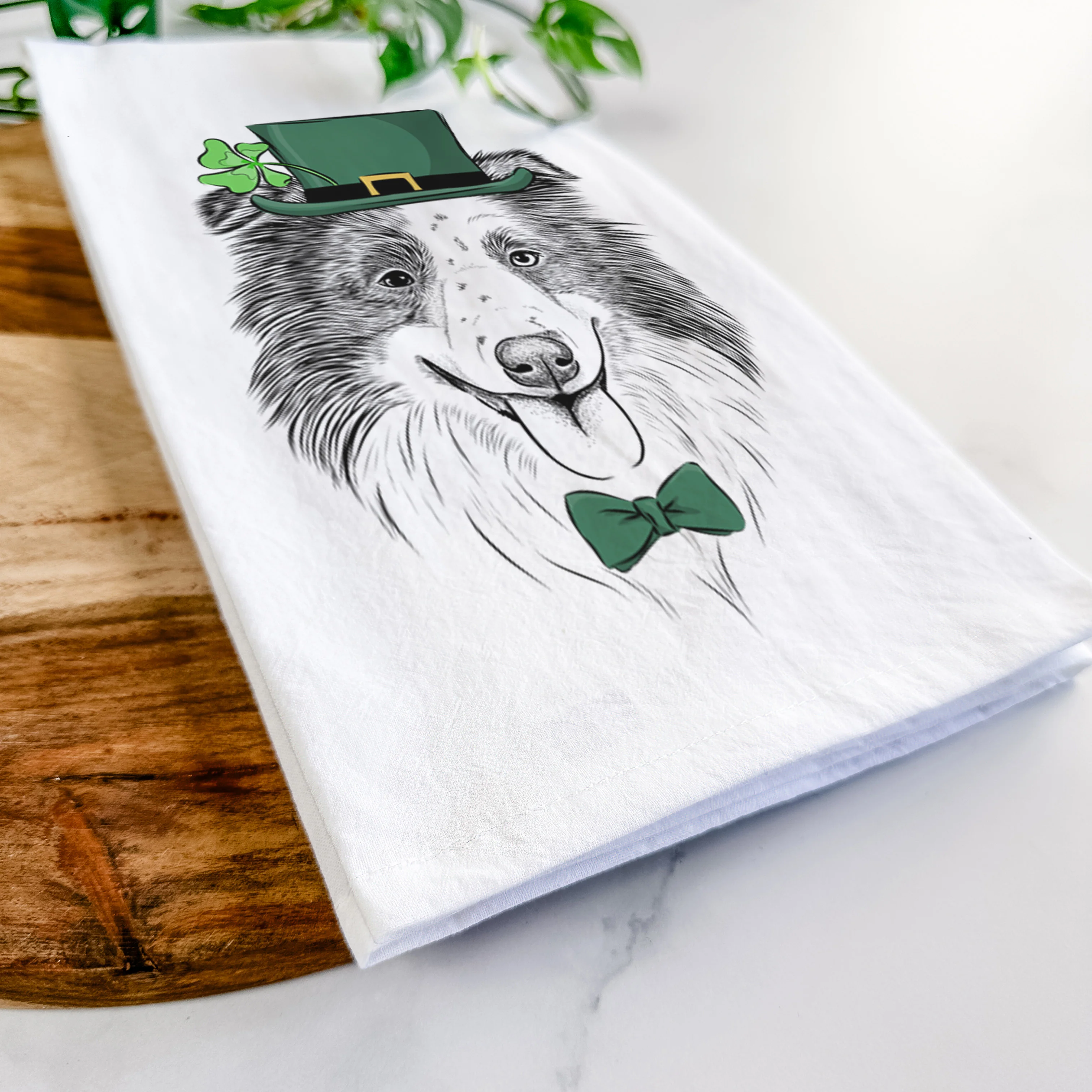 Lady Bug the Border Collie Tea Towel - Image 13