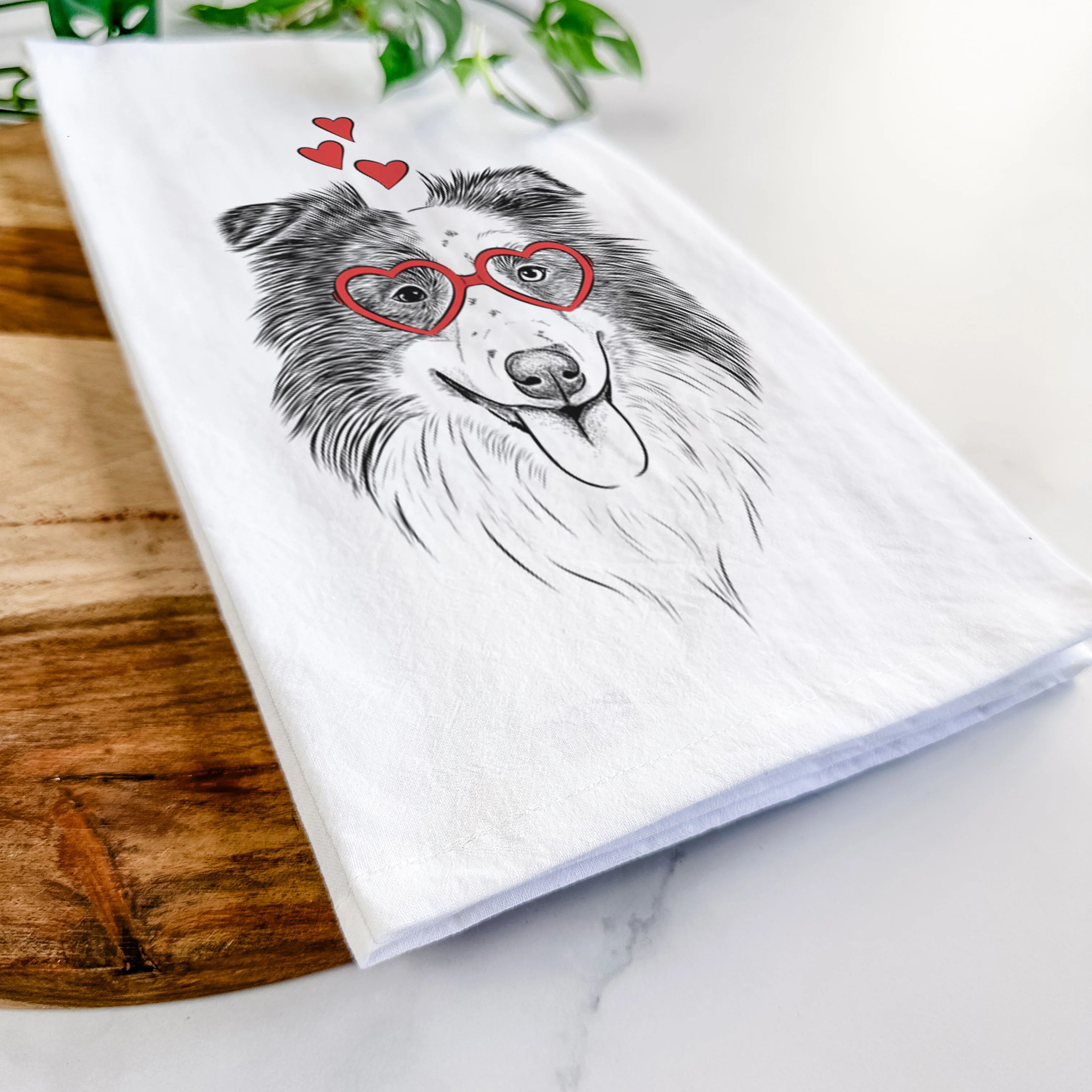 Lady Bug the Border Collie Tea Towel - Image 7