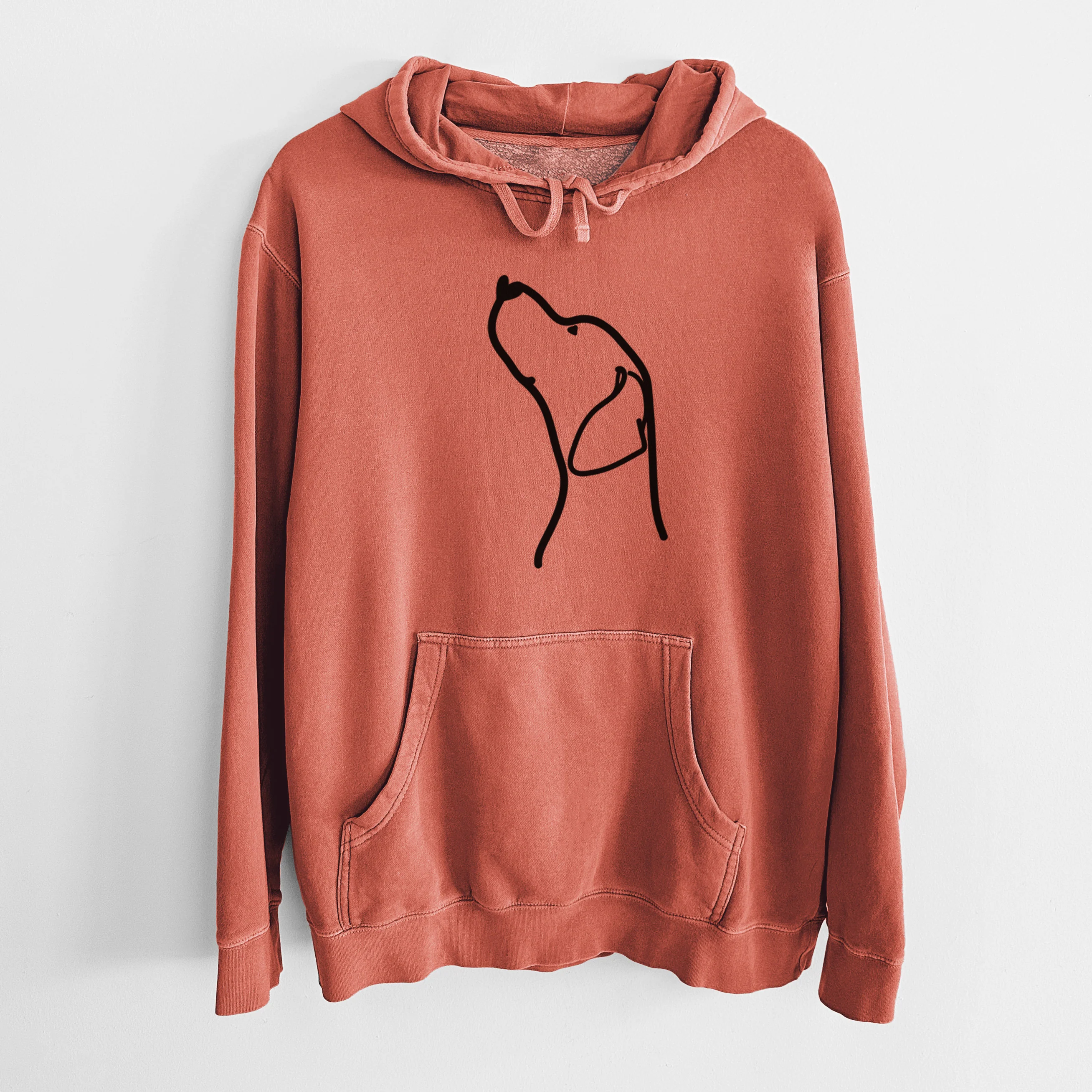 Love Always English Pointer Profile - Unisex Pigment Dyed Hoodie - Image 15