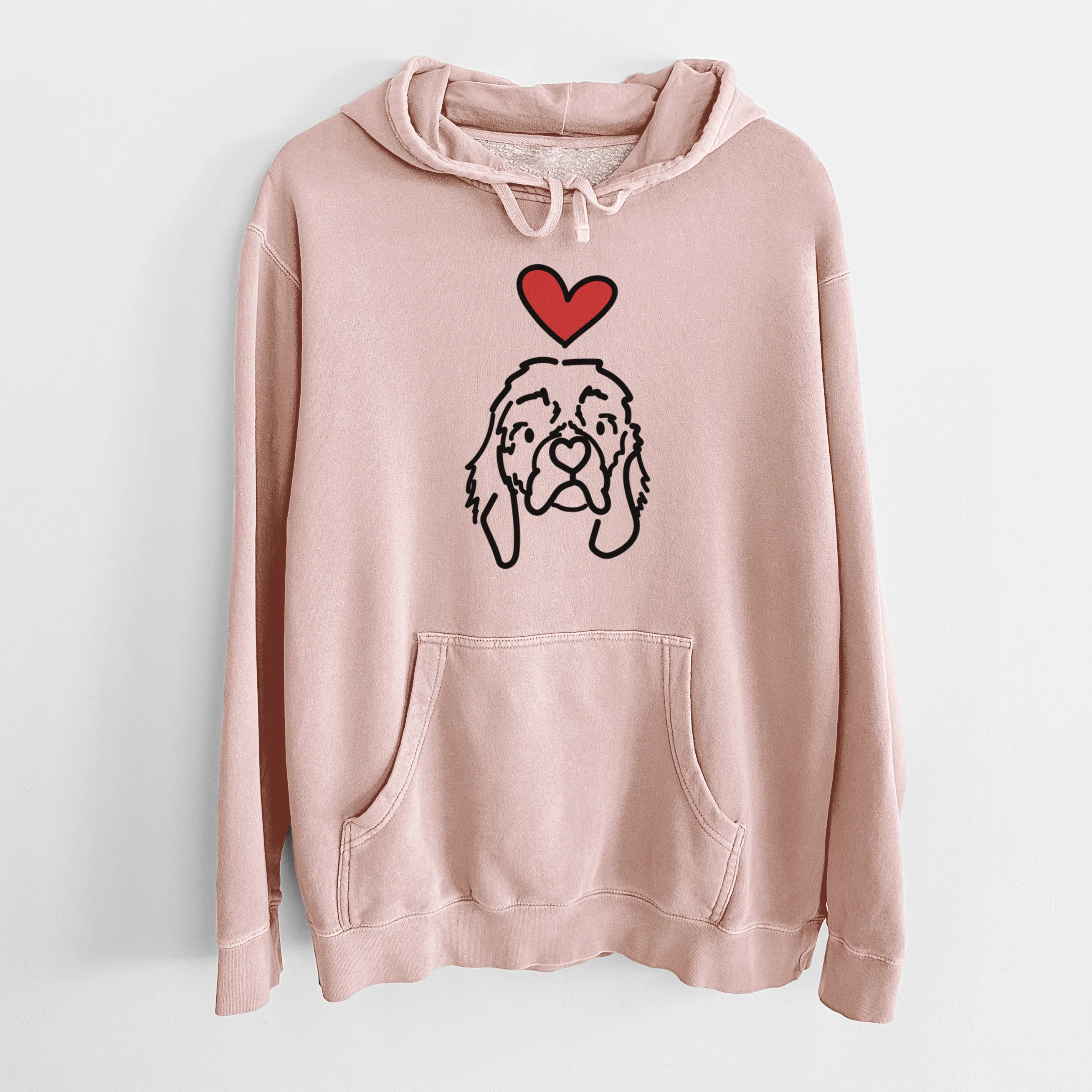 Love Always Cocker Spaniel - GiGi - Unisex Pigment Dyed Hoodie - Image 6