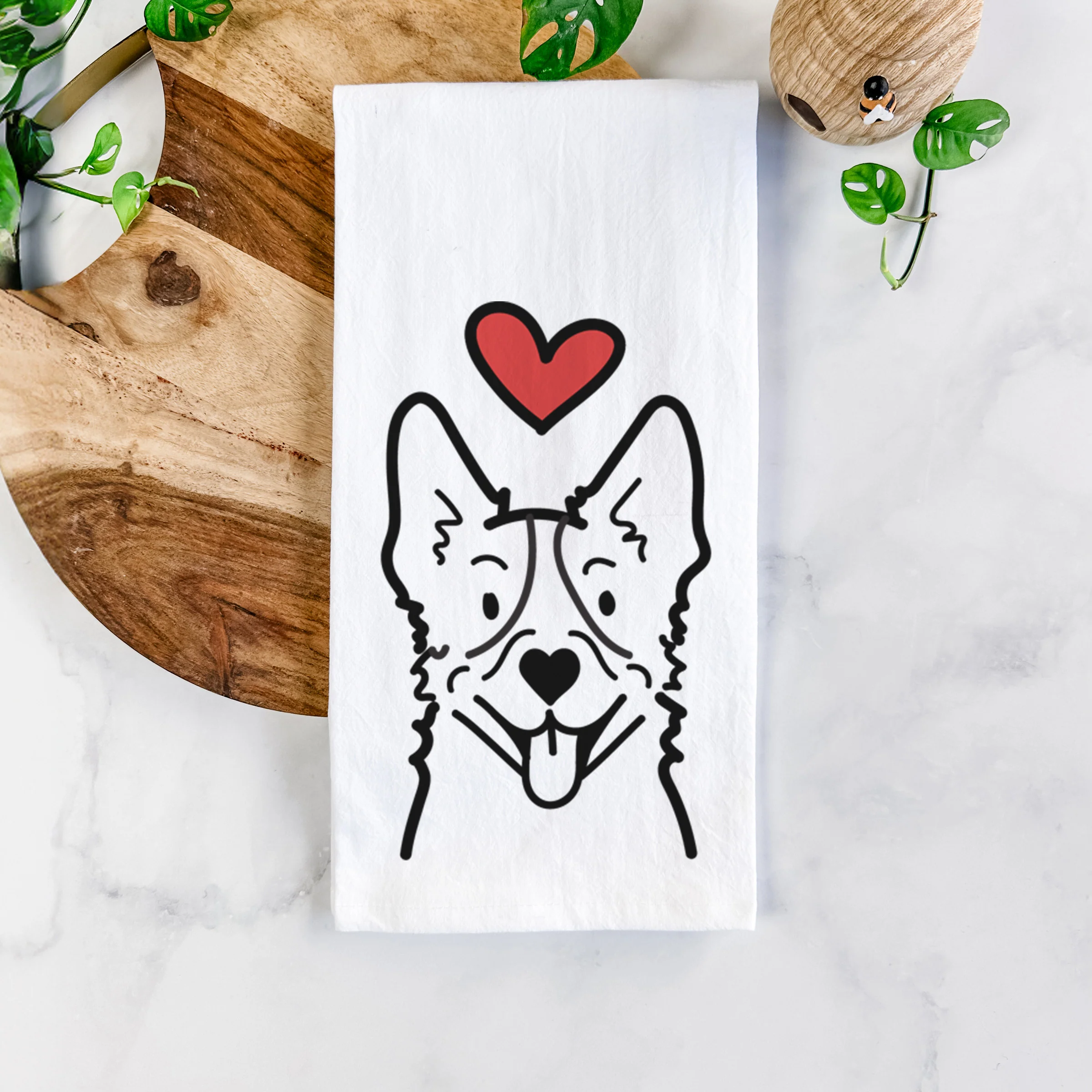 Love Always Heeler - Tea Towel - Image 5