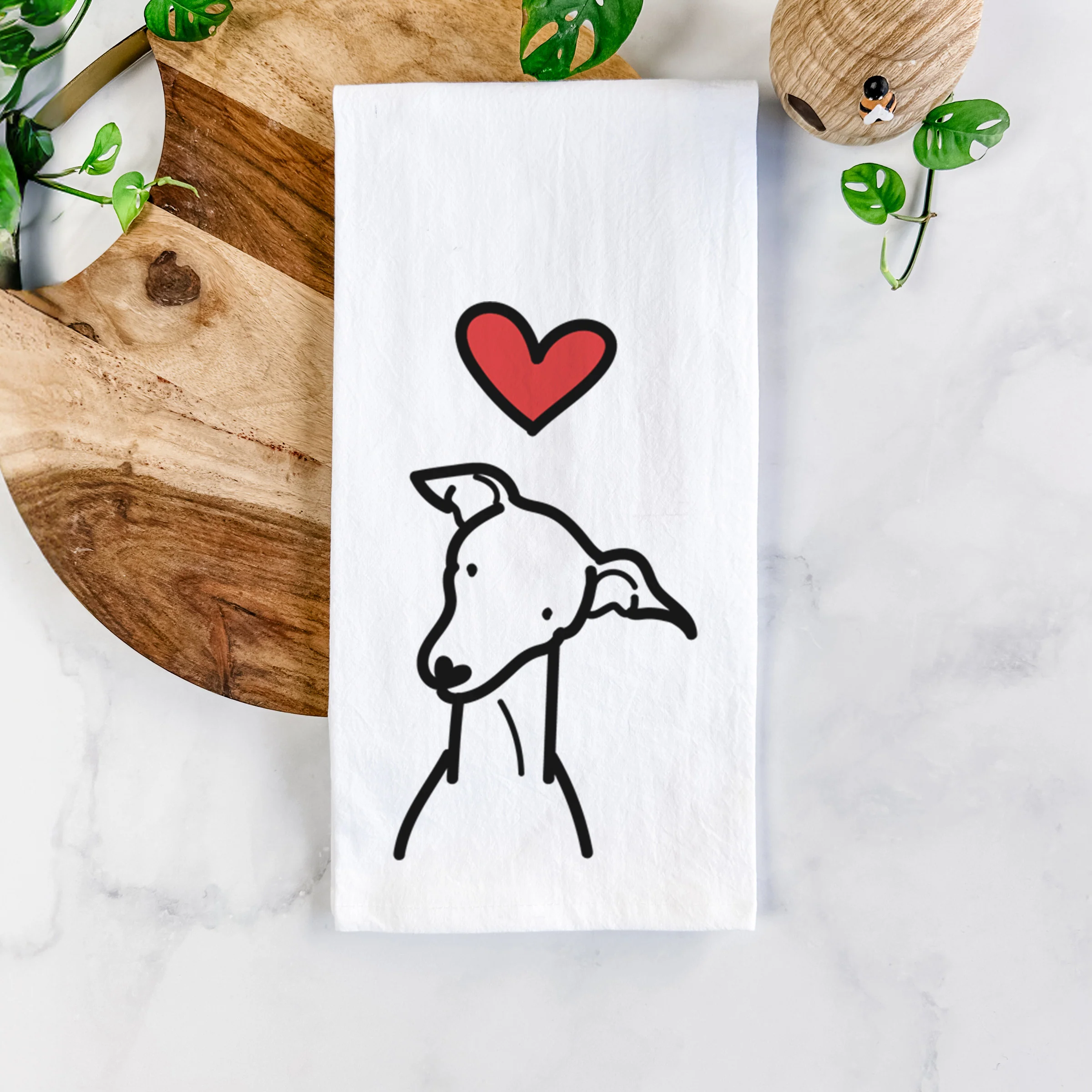 Love Always Italian Greyhound - Tea Towel - Image 5