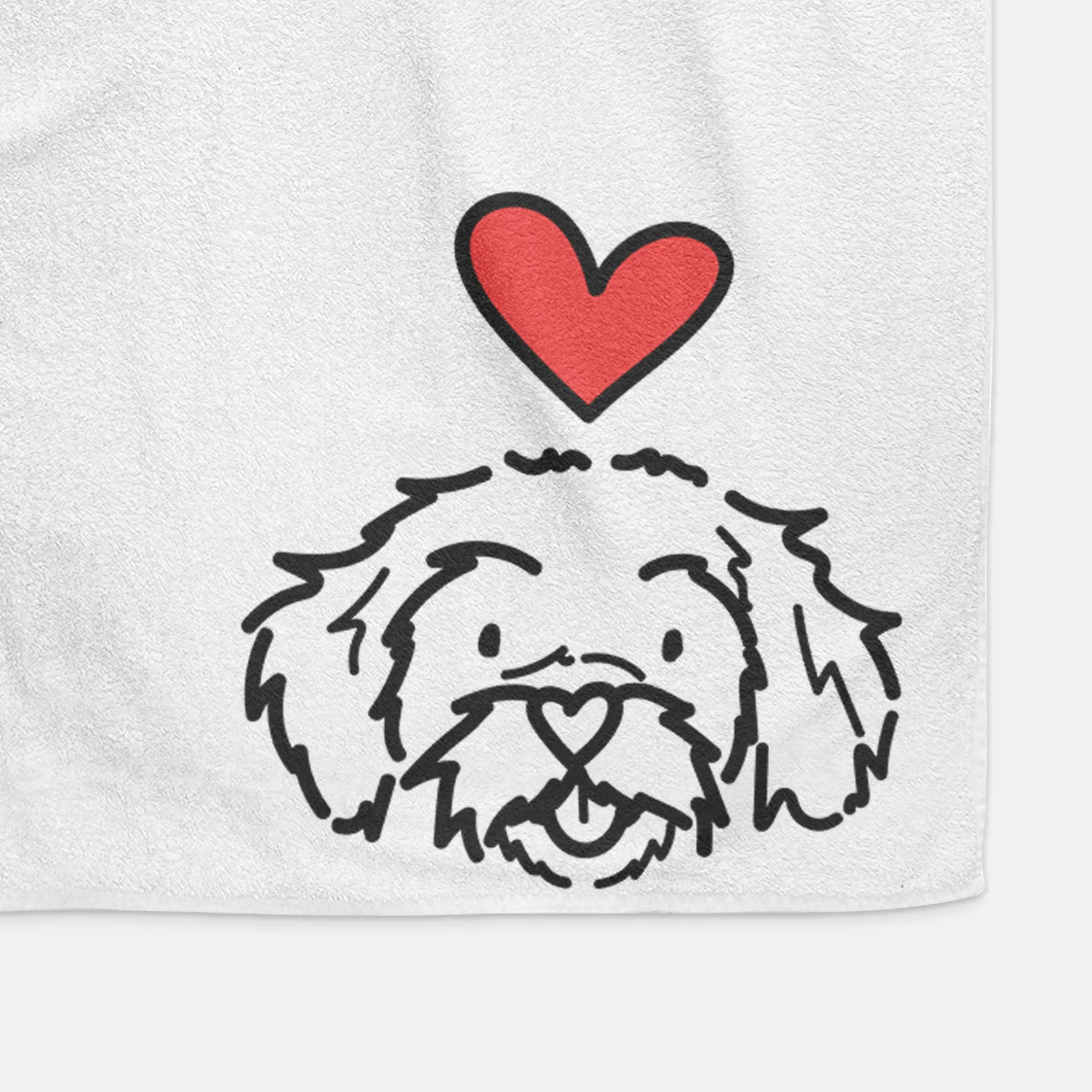 Love Always Peekapoo - Jo Jo - Hand Towel - Image 3