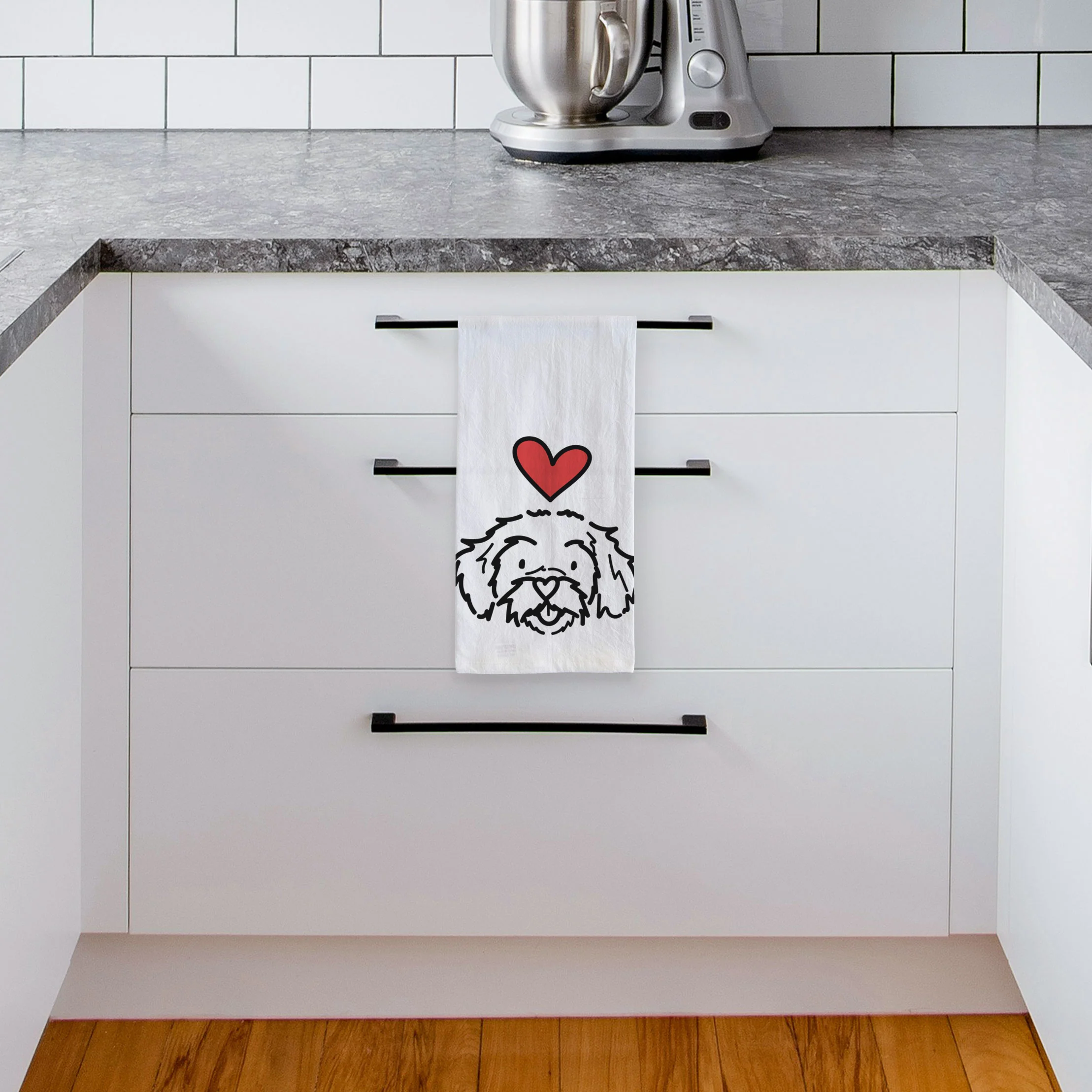 Love Always Peekapoo - Jo Jo - Tea Towel - Image 4