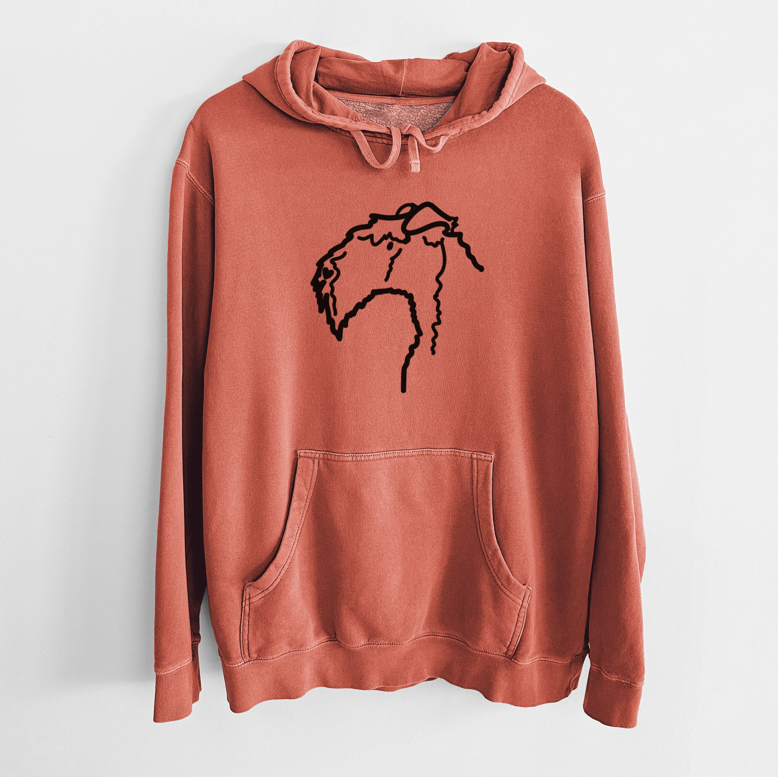 Love Always Kerry Blue Terrier - Unisex Pigment Dyed Hoodie - Image 15