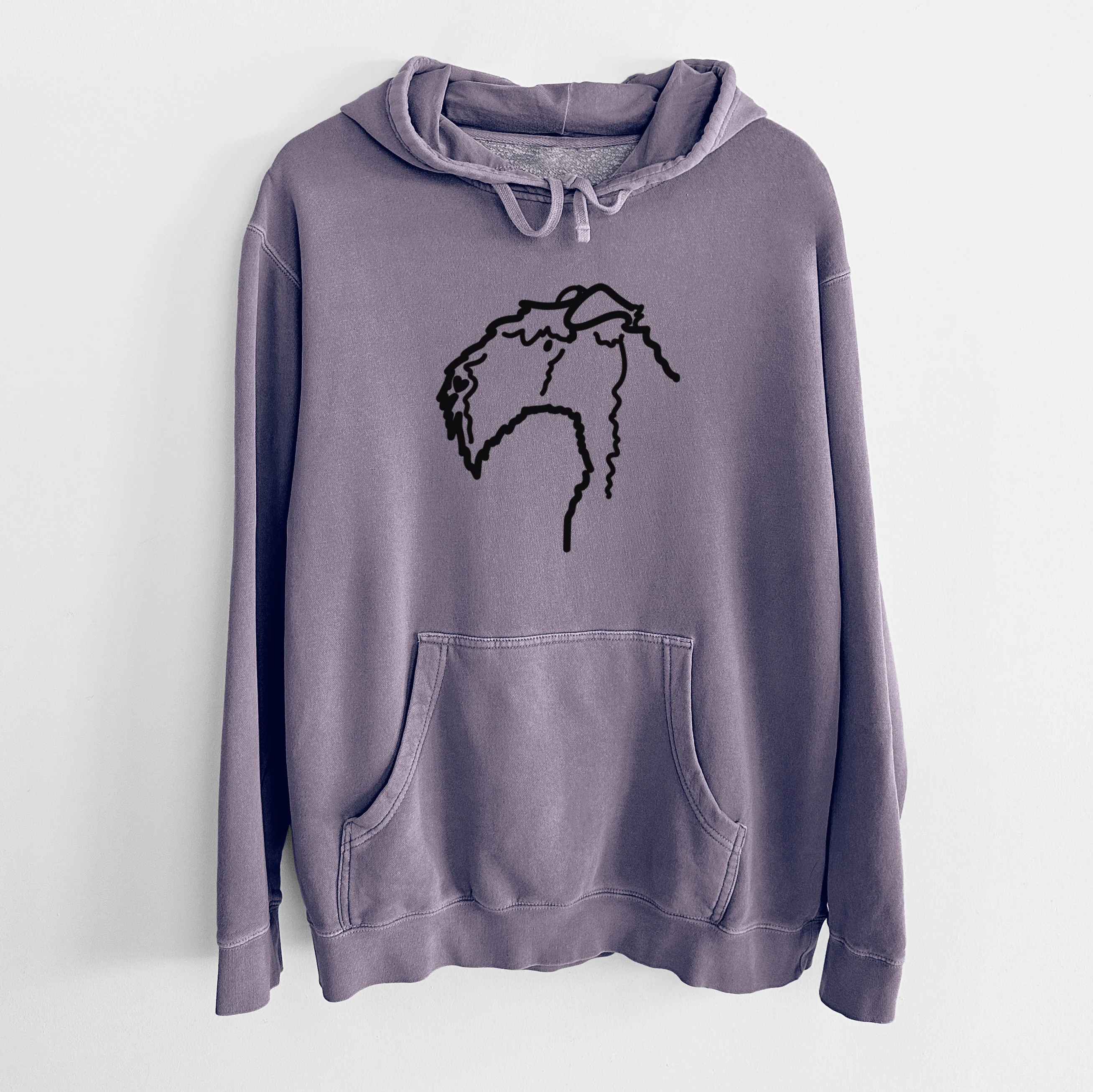 Love Always Kerry Blue Terrier - Unisex Pigment Dyed Hoodie - Image 16