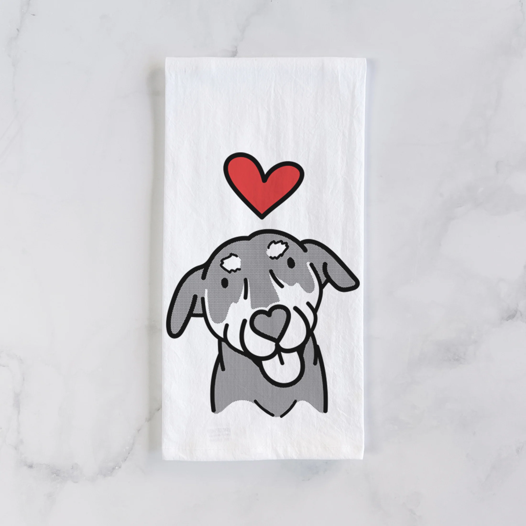 Love Always Mixed Breed - Lousia - Tea Towel - Image 2