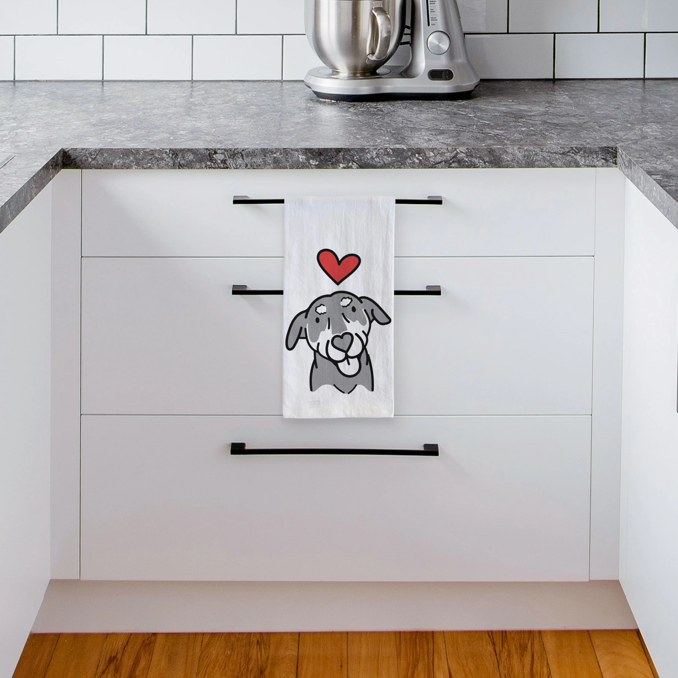 Love Always Mixed Breed - Lousia - Tea Towel - Image 4