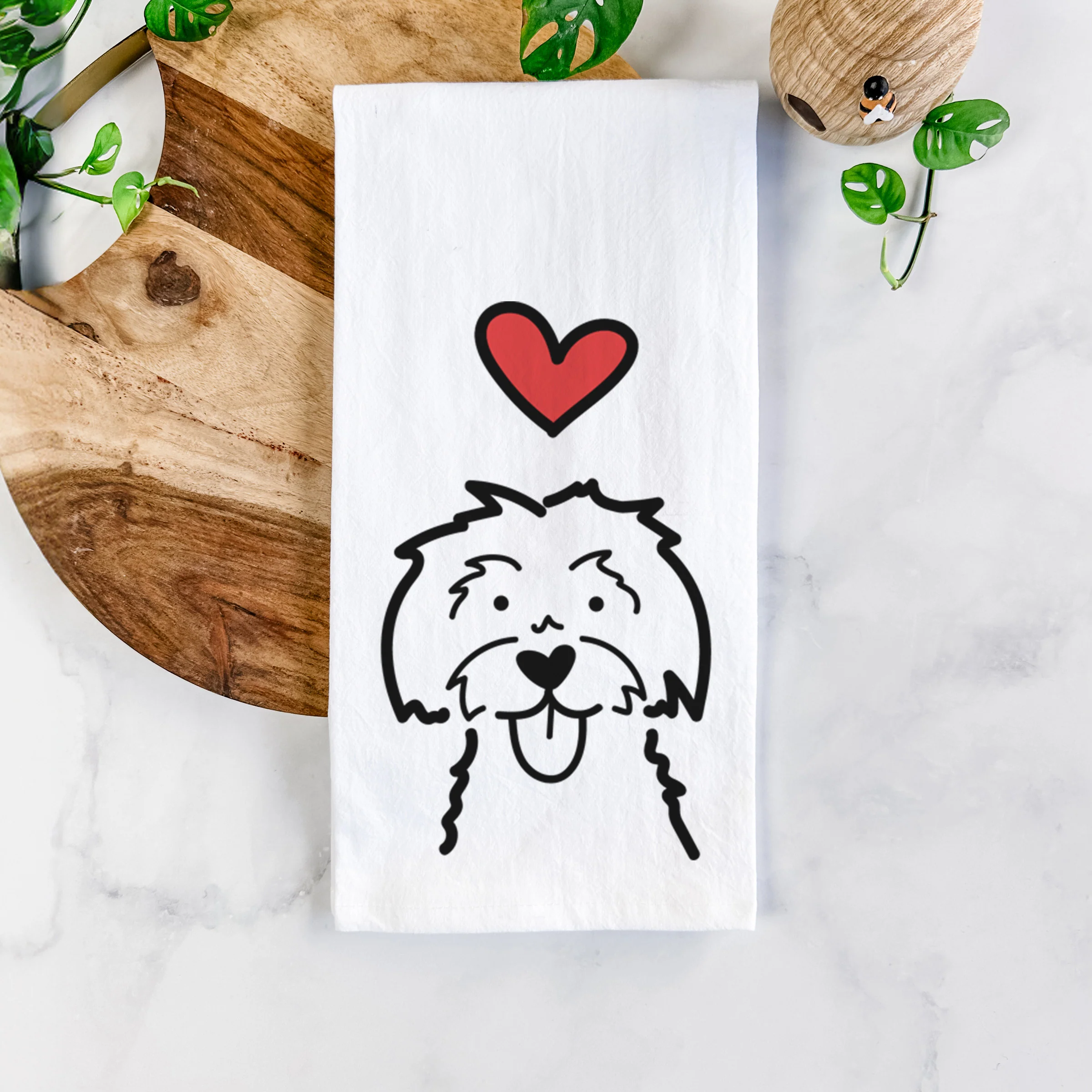 Love Always Maltese - Tea Towel - Image 5