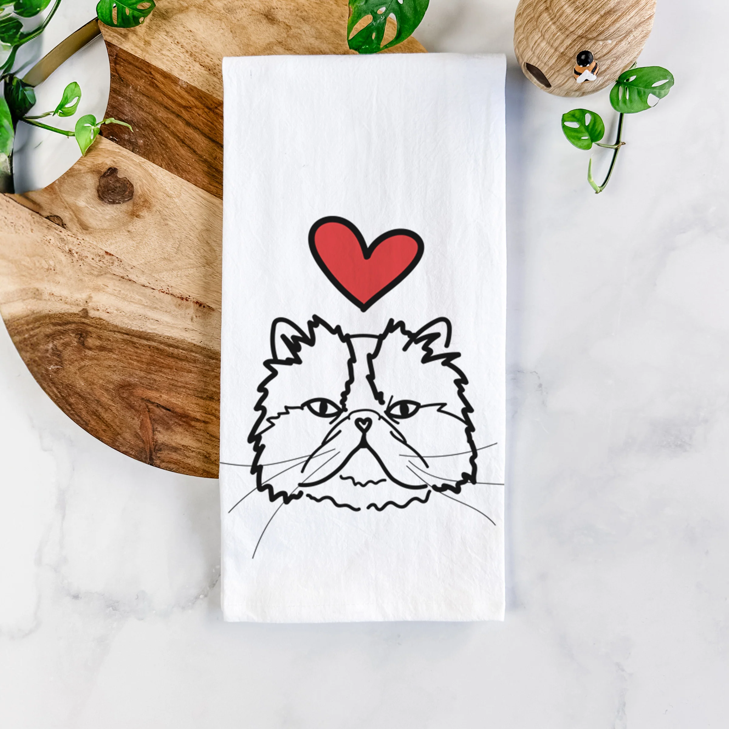 Love Always Persian Cat - Mila - Tea Towel - Image 5
