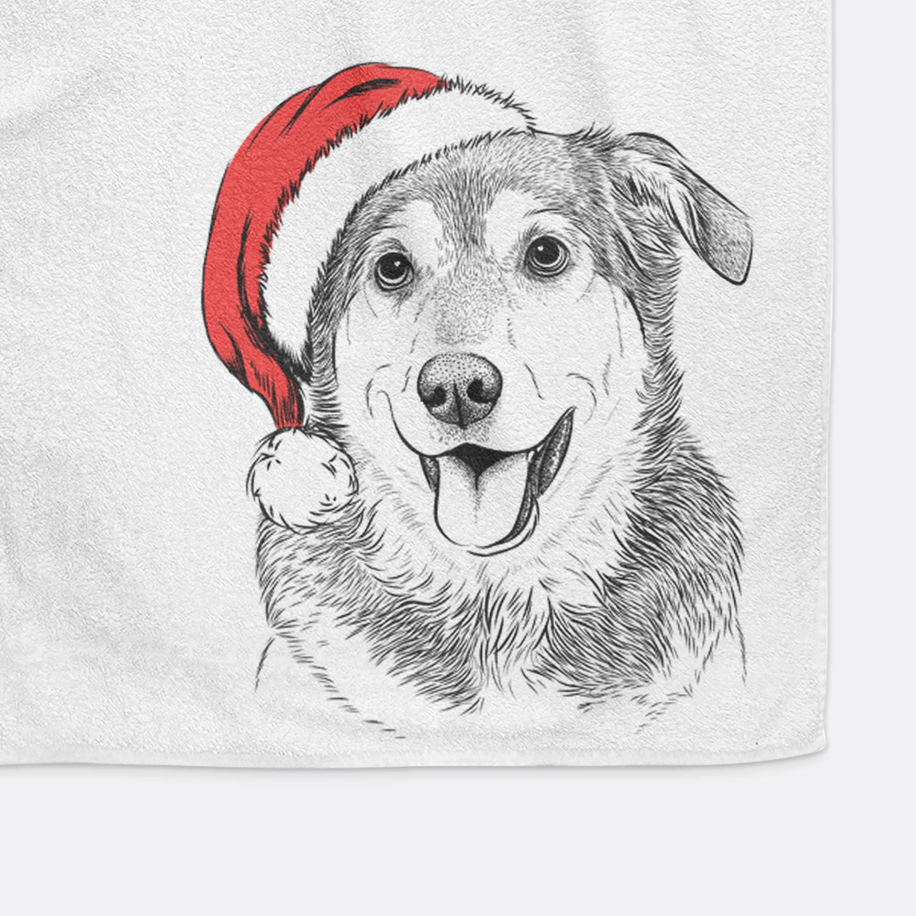 Lance the Lab/Shepherd Mix Decorative Hand Towel - Image 10