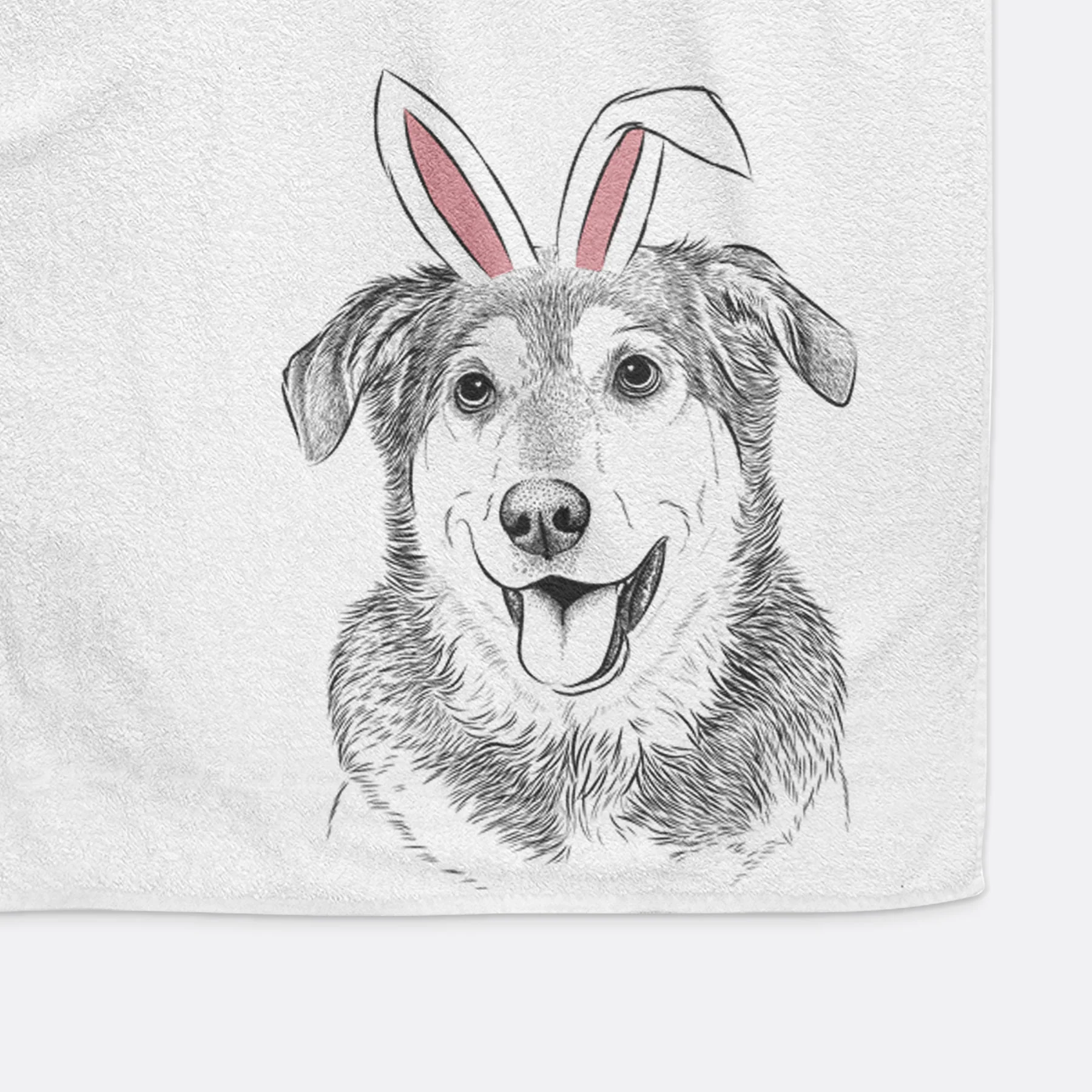 Lance the Lab/Shepherd Mix Decorative Hand Towel - Image 15