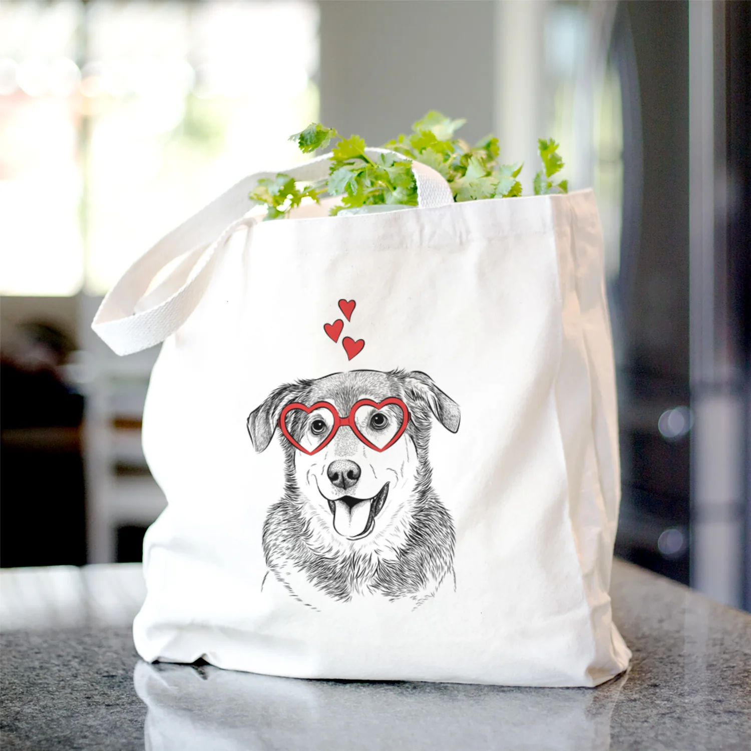 Lance the Lab/Shepherd Mix - Tote Bag - Image 5