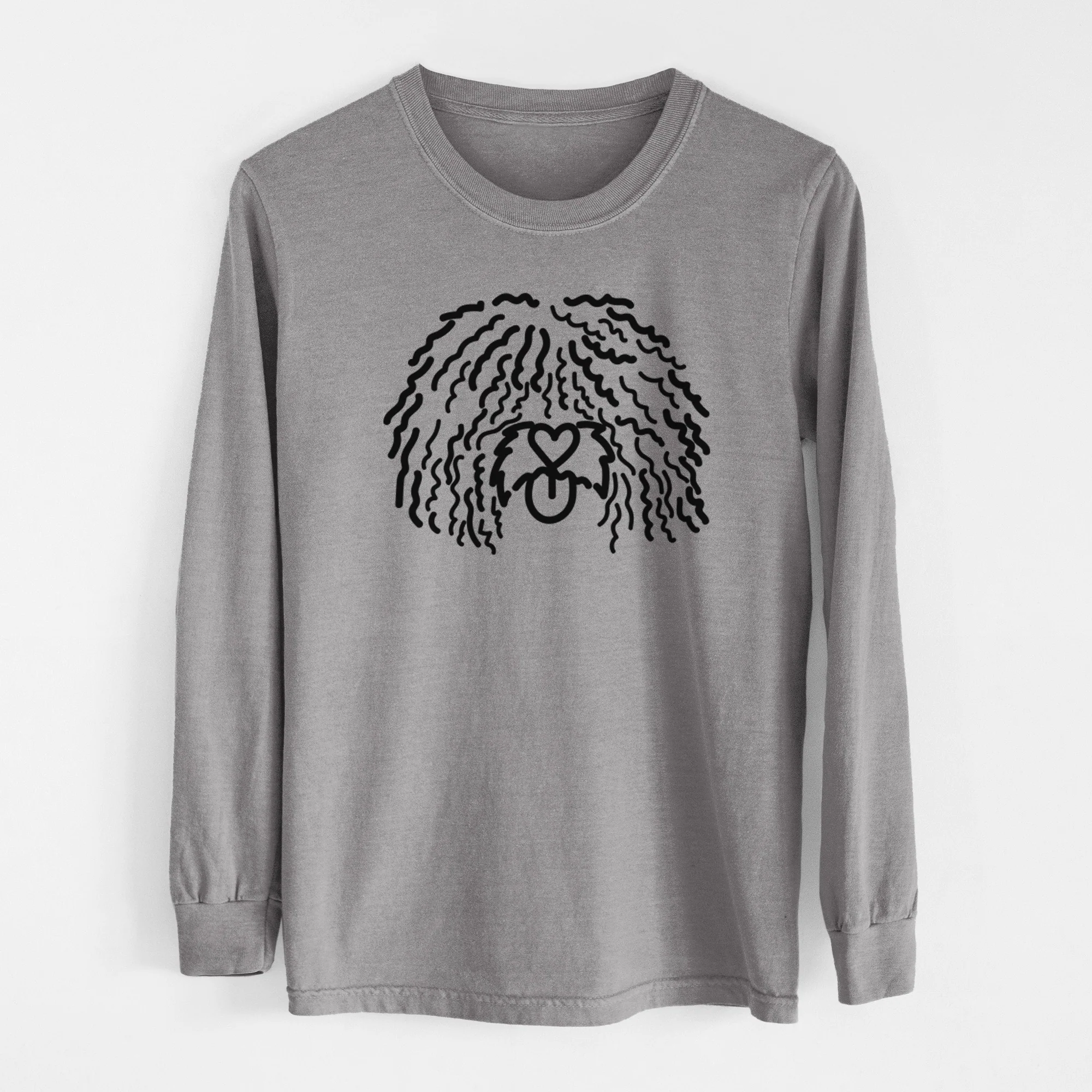 Love Always Spanish Water Dog - Alba - Heavyweight 100% Cotton Long Sleeve - Image 5