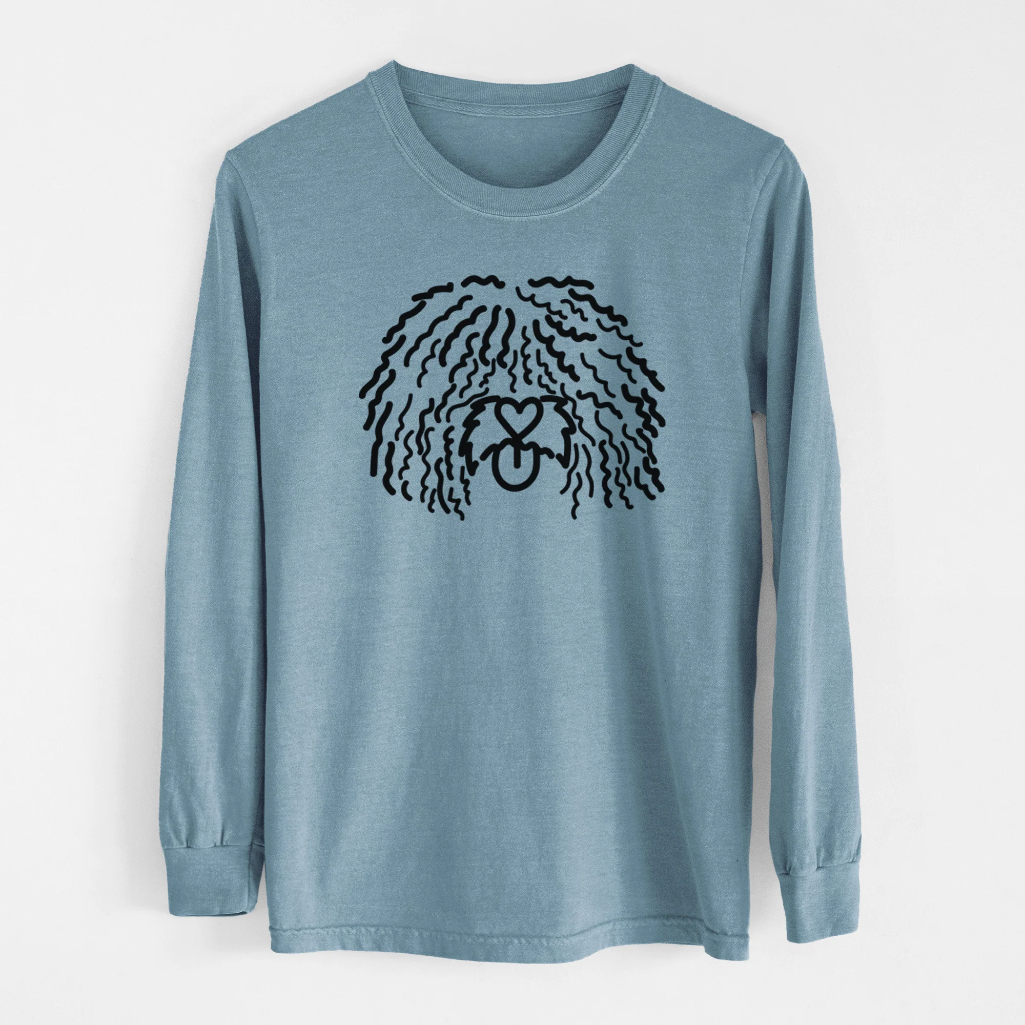 Love Always Spanish Water Dog - Alba - Heavyweight 100% Cotton Long Sleeve - Image 7