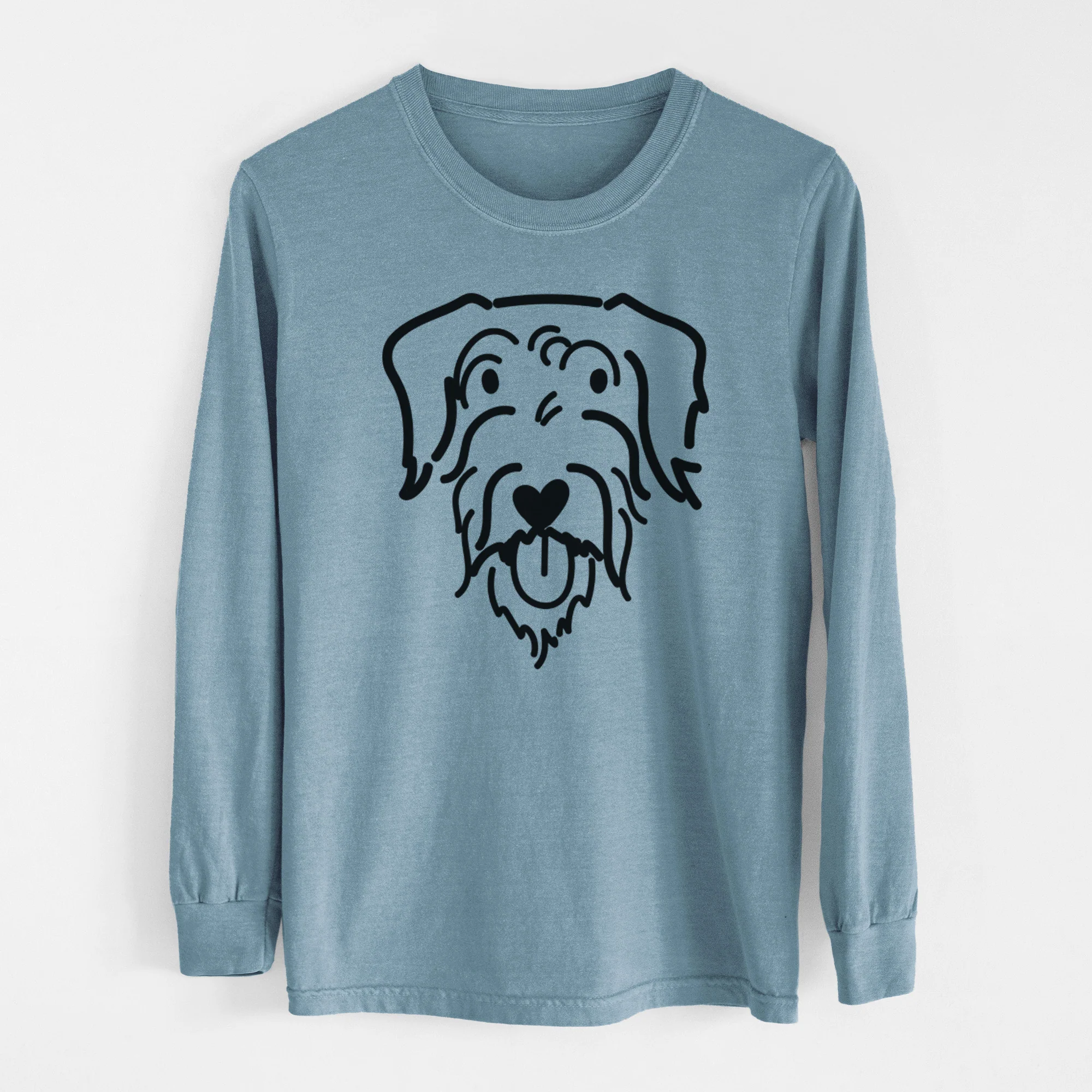 Love Always Doodle - Dug - Heavyweight 100% Cotton Long Sleeve - Image 3