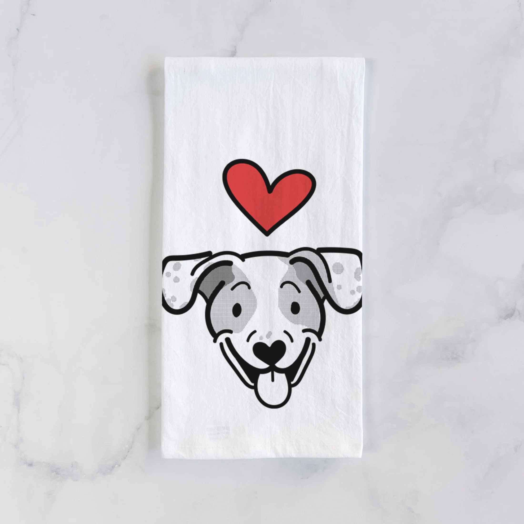 Love Always Beagle Mix - Roland - Tea Towel - Image 2