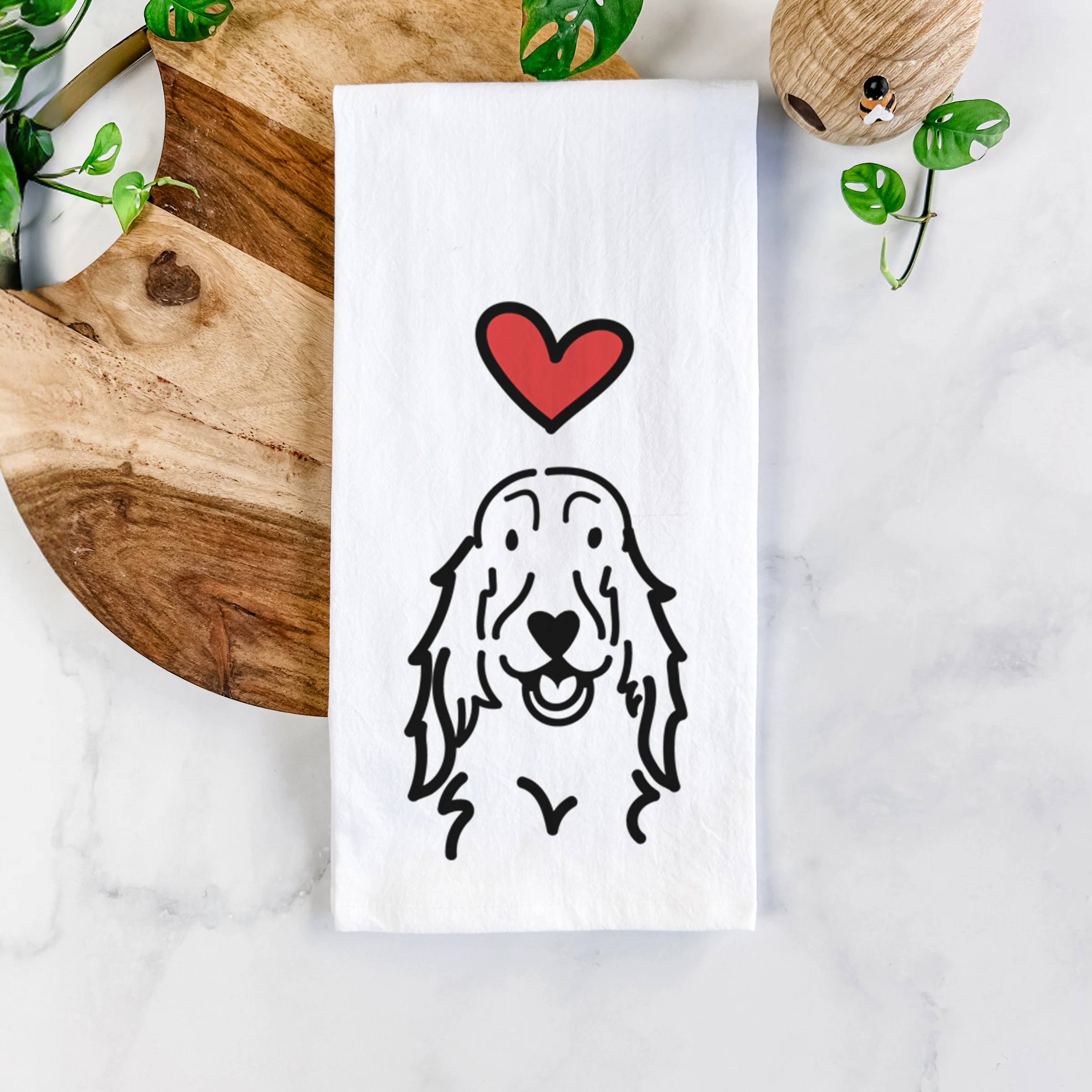 Love Always Setter - Tea Towel - Image 5