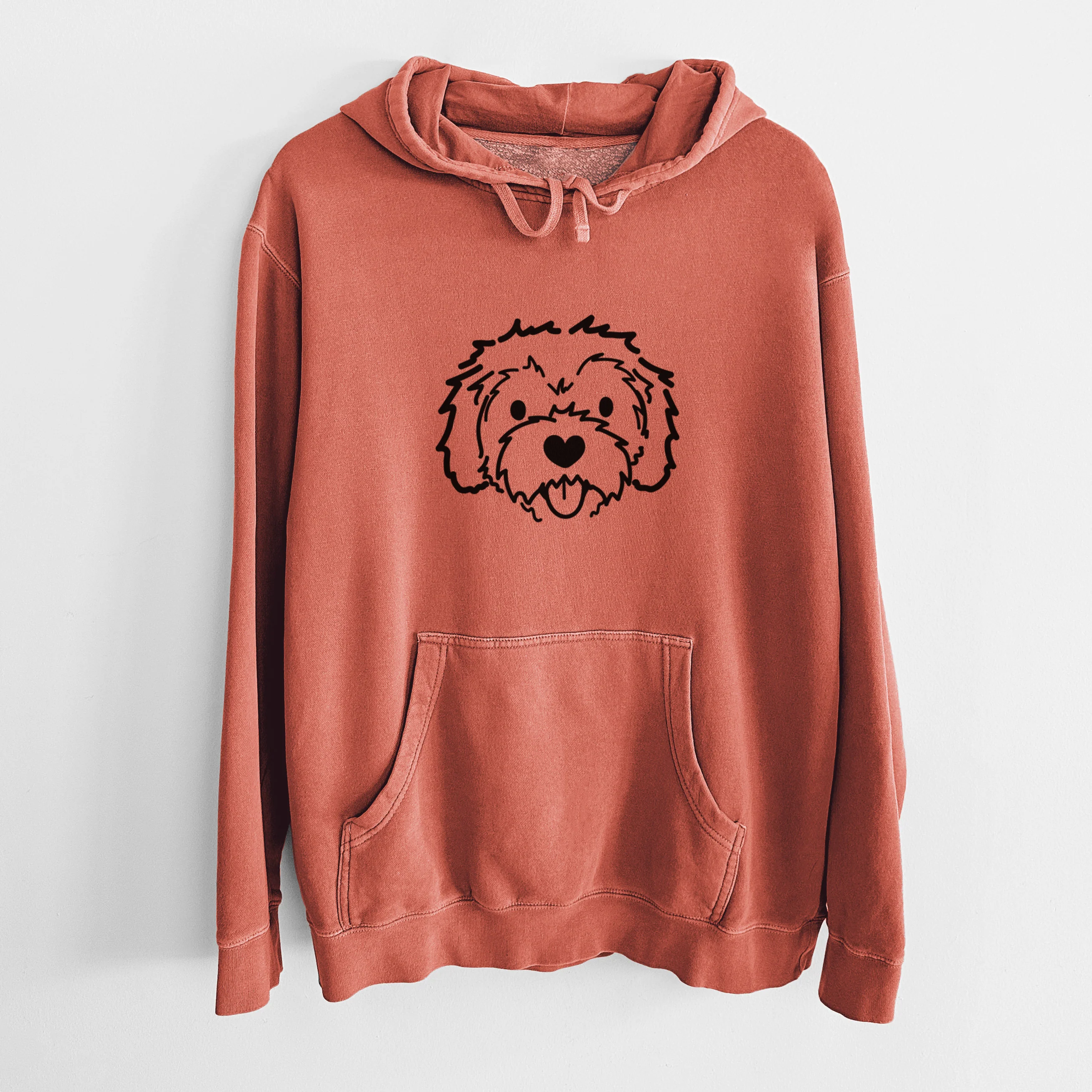 Love Always Cockapoo - Sprinkles - Unisex Pigment Dyed Hoodie - Image 15