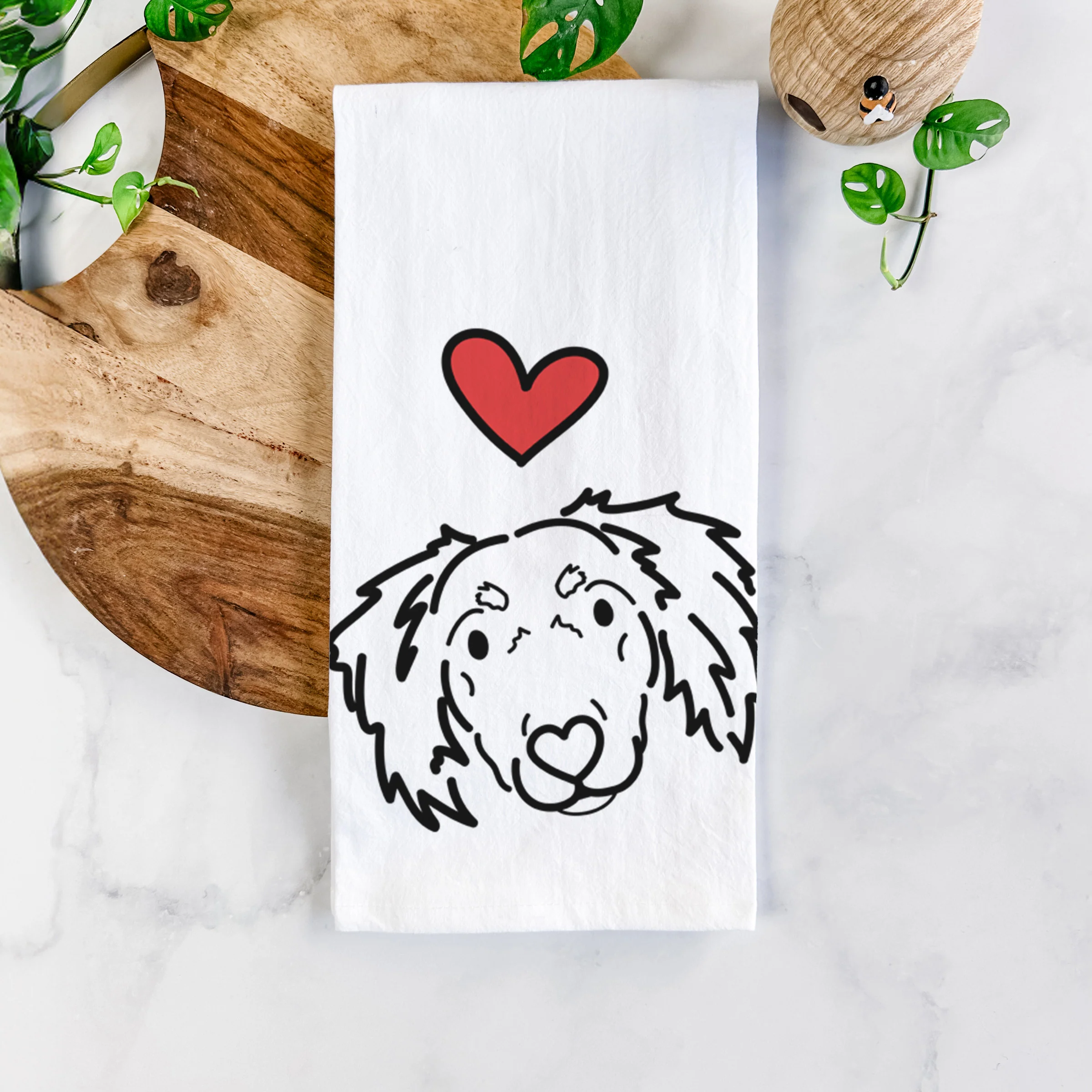 Love Always Dachshund Mix - Tilly - Tea Towel - Image 5