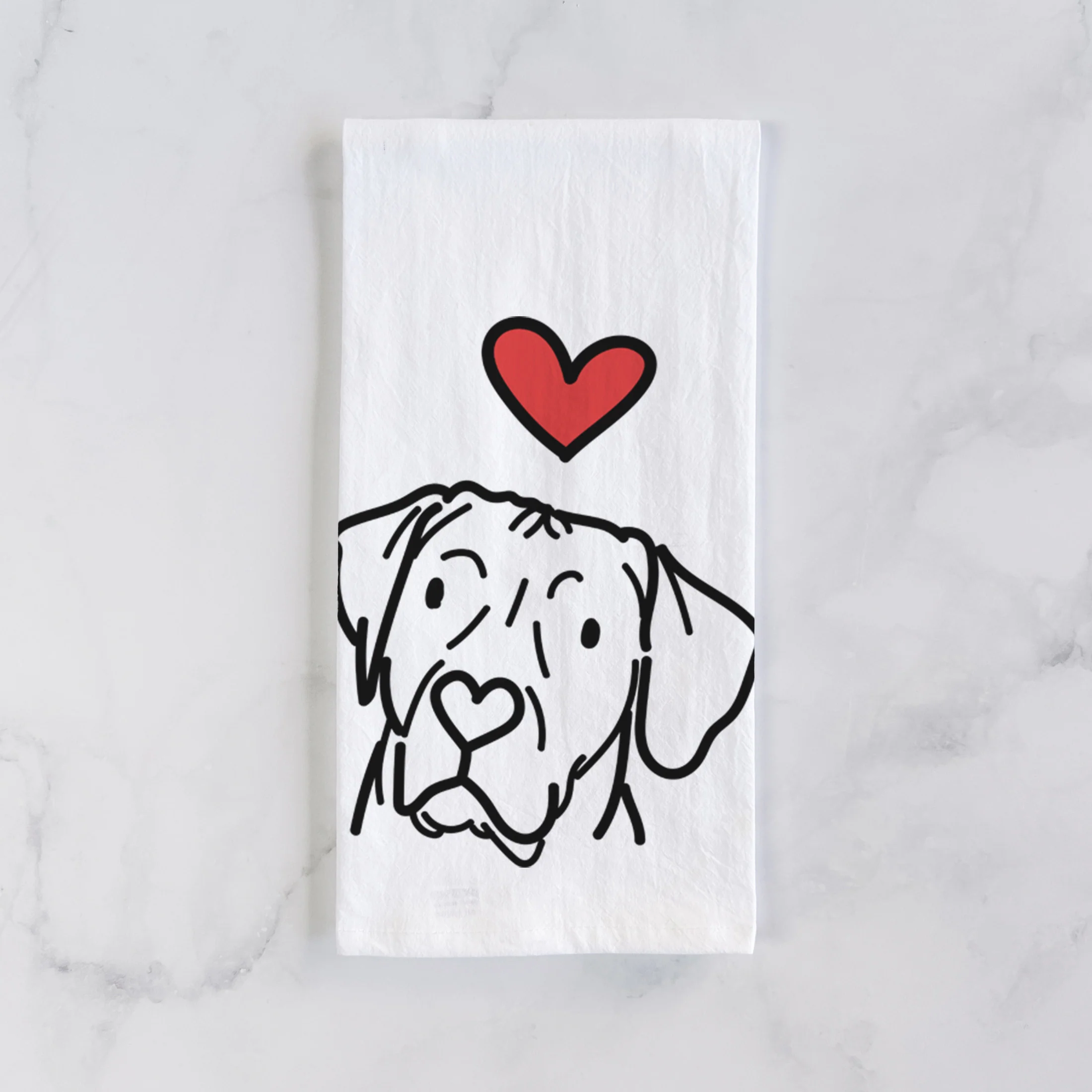 Love Always Rhodesian Ridgeback - Tito - Tea Towel - Image 2