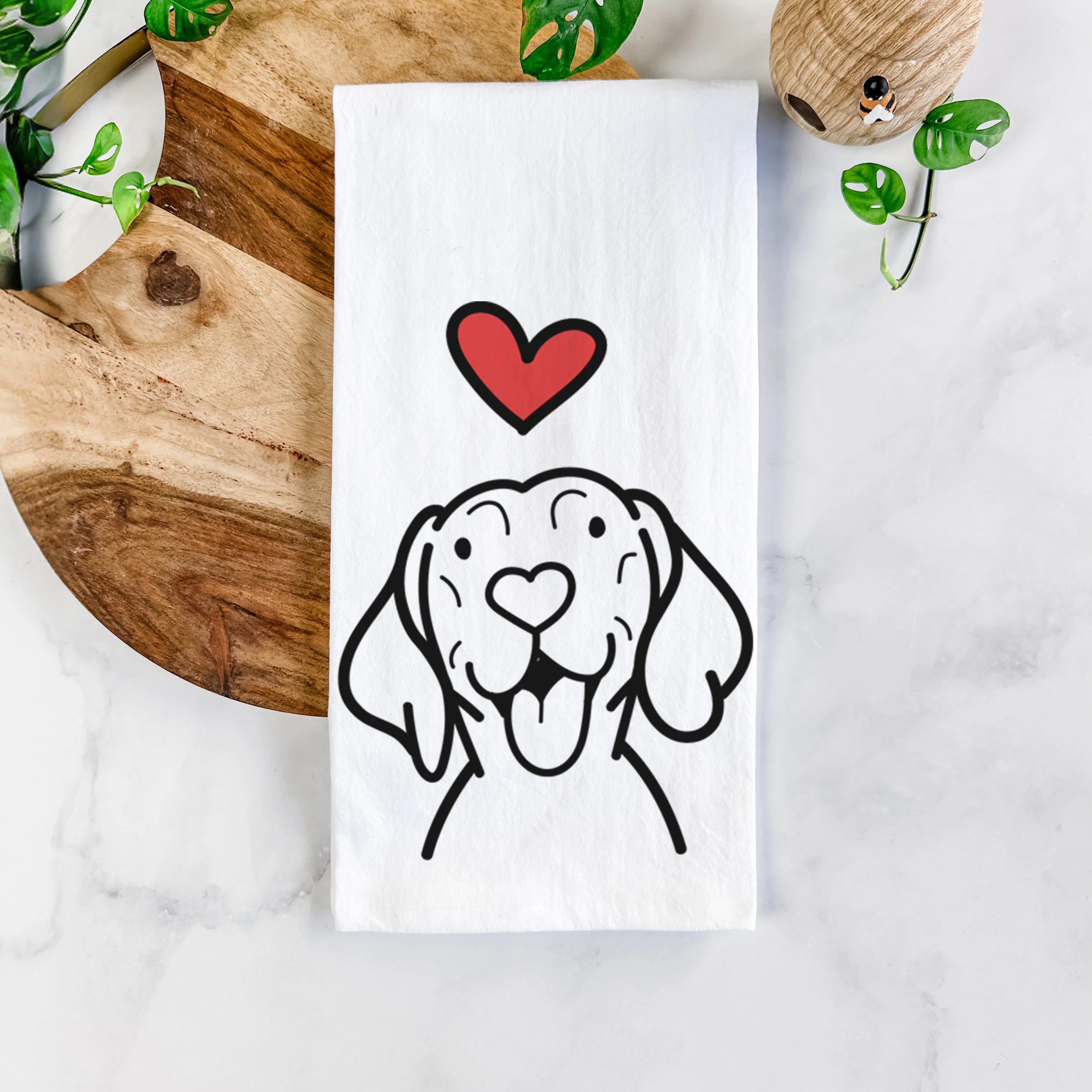 Love Always Vizsla - Tea Towel - Image 5