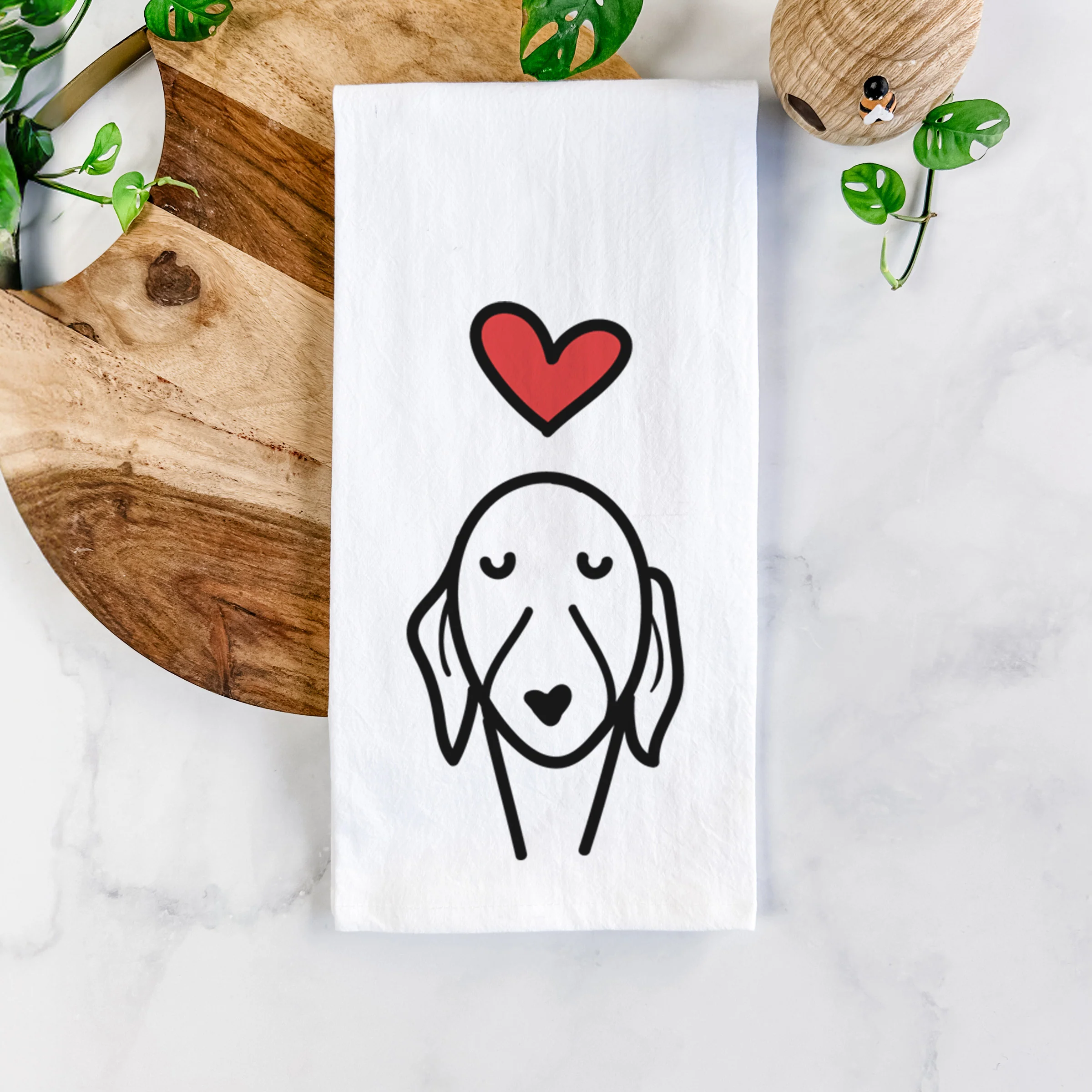 Love Always Whippet - Tea Towel - Image 5