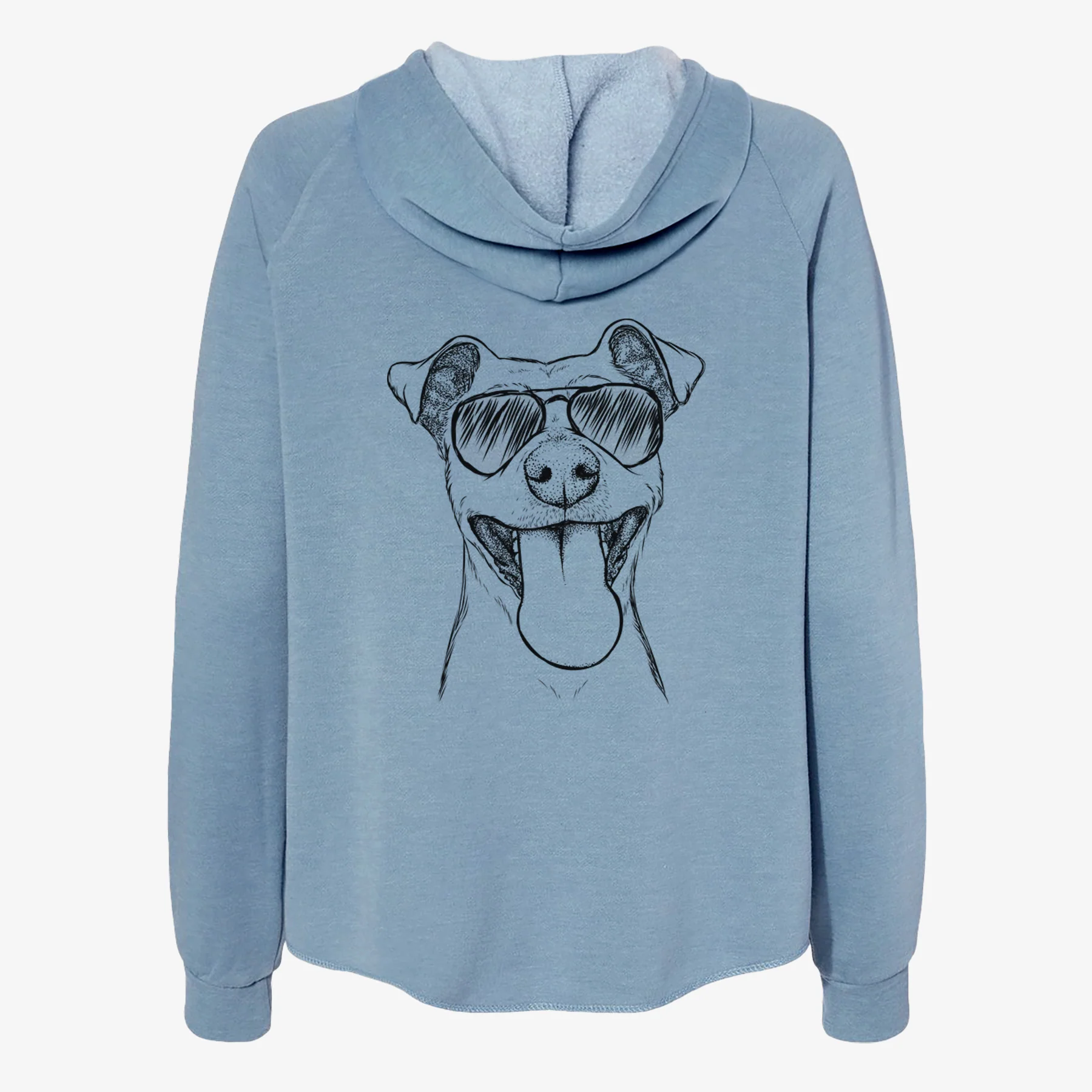 Lemmie the Mixed Breed - Women's Cali Wave Zip-Up Sweatshirt - Image 9