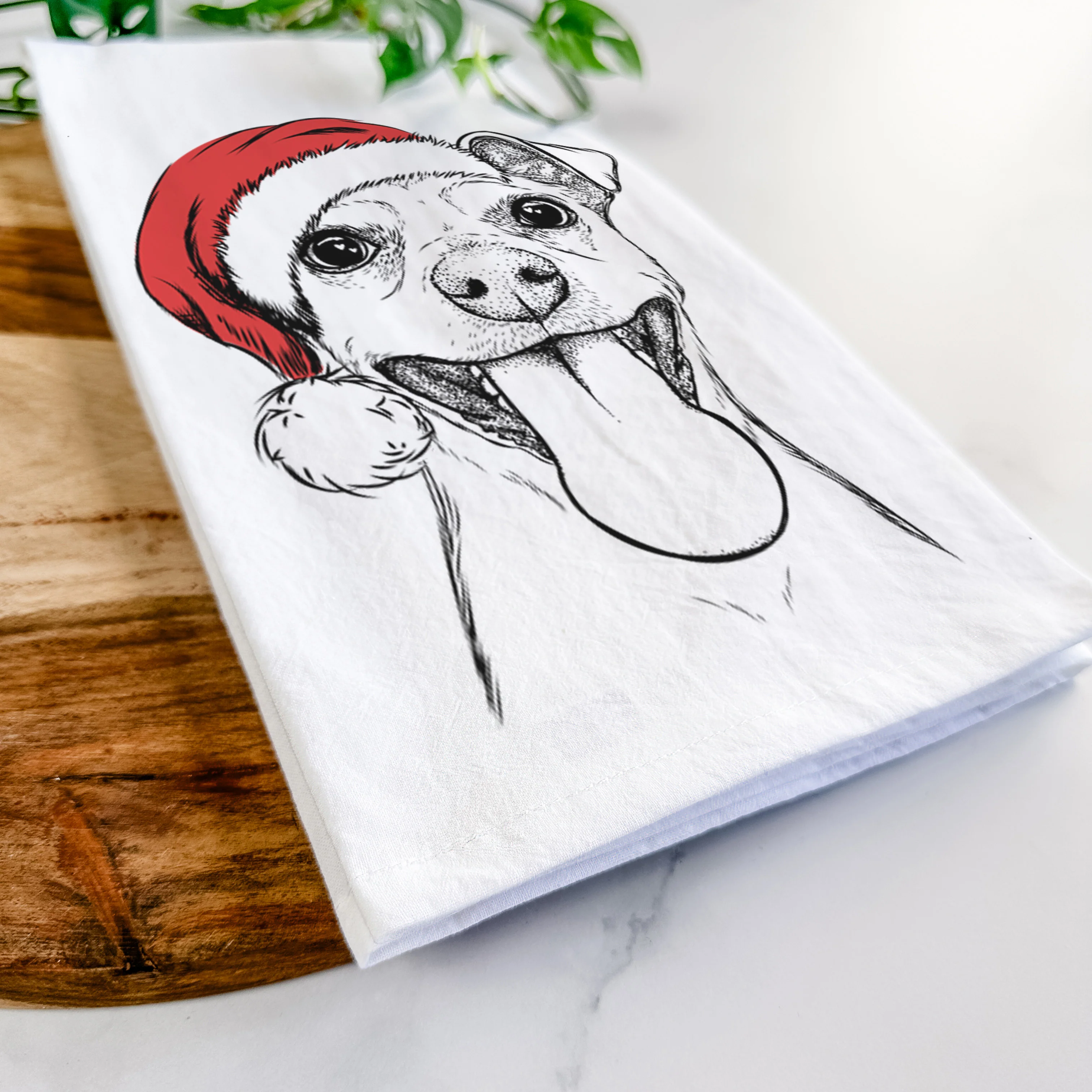 Lemmie the Mixed Breed Tea Towel - Image 9