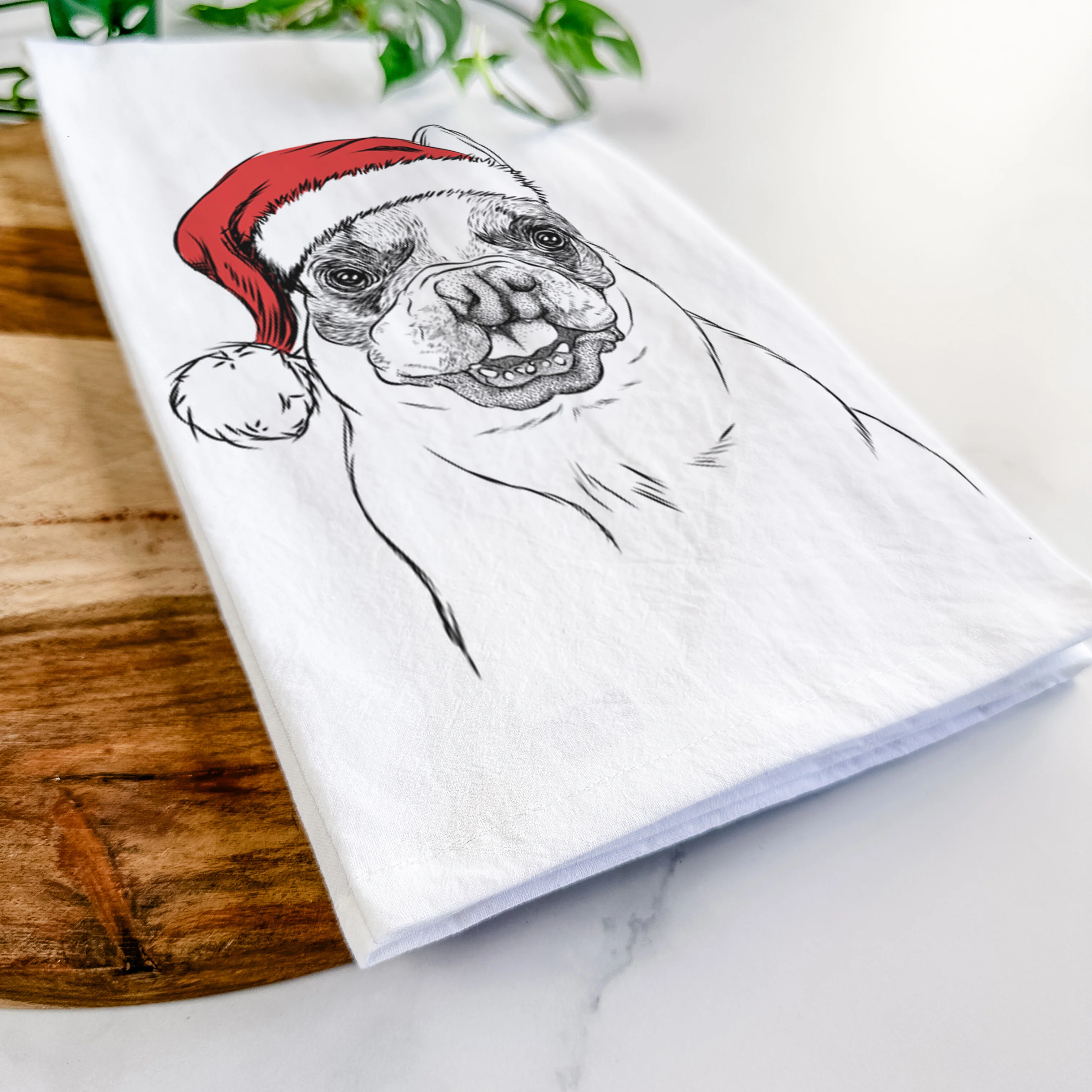 Lentil the French Bulldog Tea Towel - Image 9