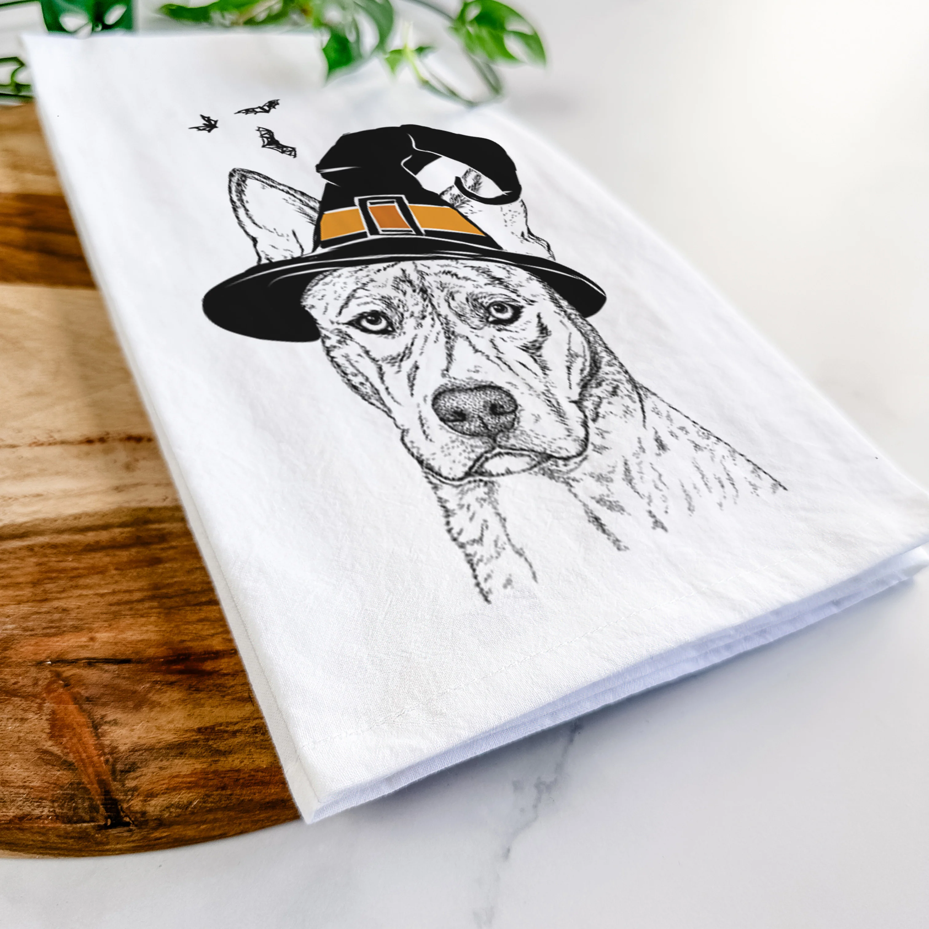 Leo the Ibizan Hound Bull Mastiff Mix Tea Towel - Image 8