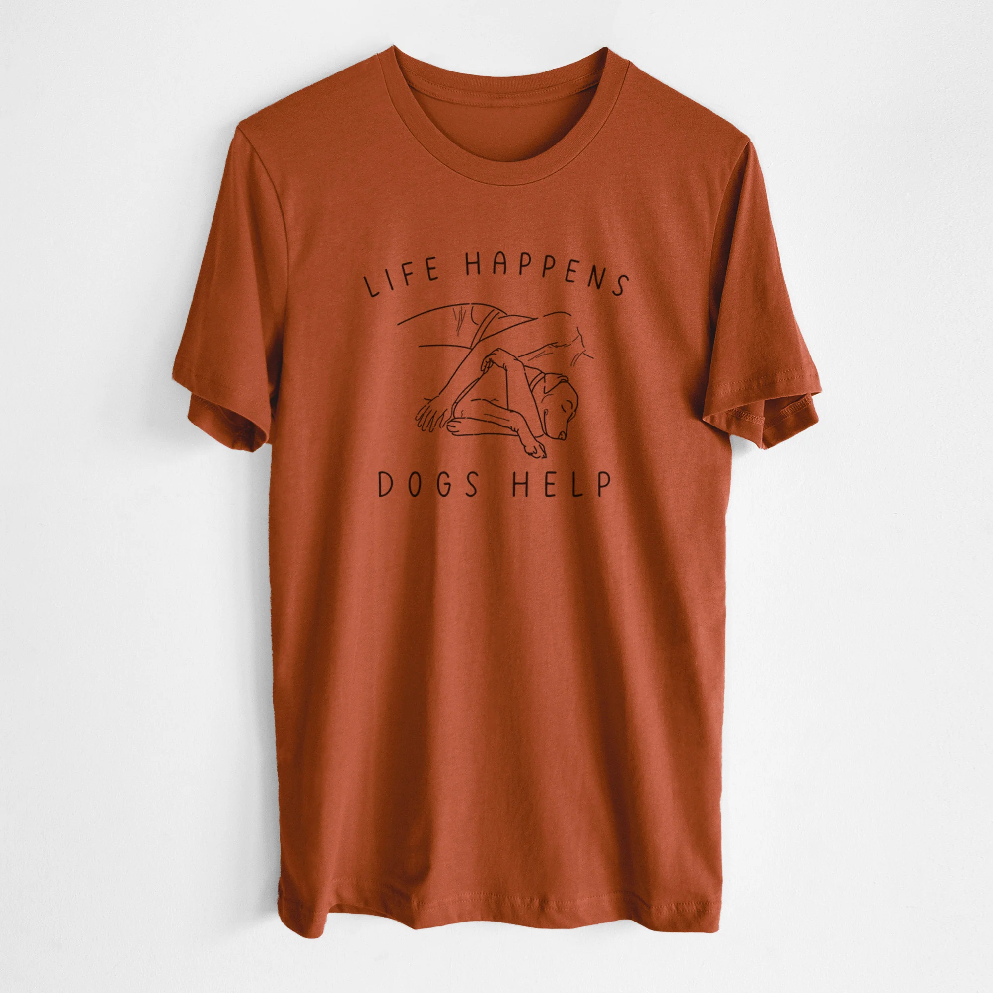 Life Happens Dogs Help - Labrador - Unisex Crewneck - Image 8