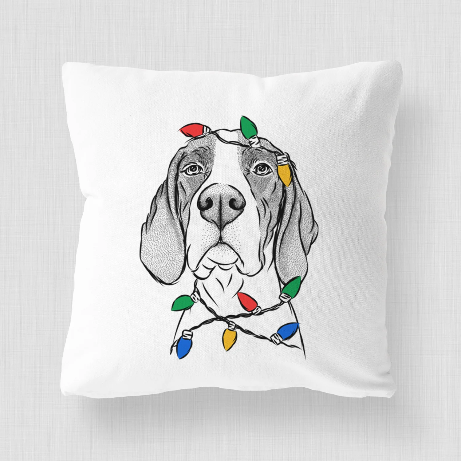 Liam the English Pointer - Throw Pillow Cover - Image 4