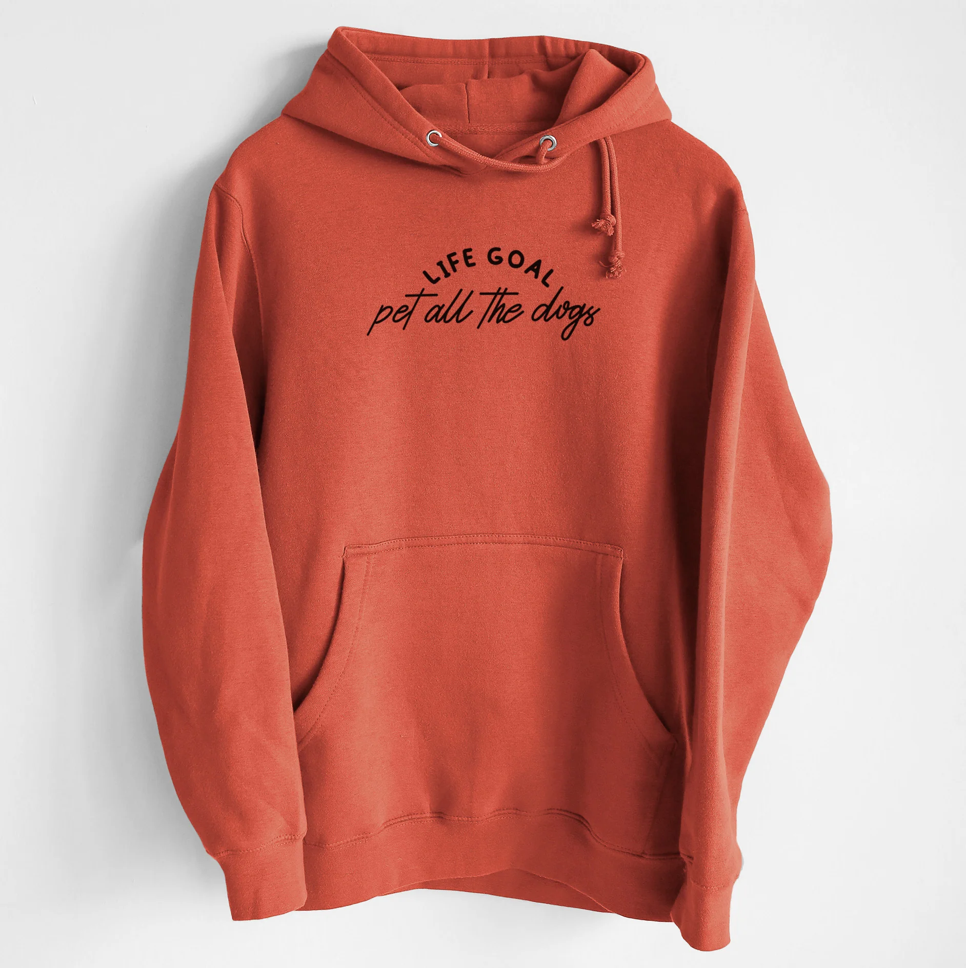 Life Goal - Pet All the Dogs - Heavyweight Fleece Hoodie - Image 8
