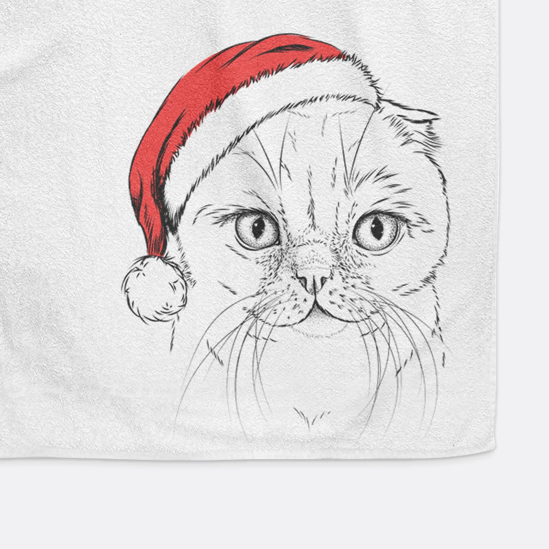 Lina the Exotic Fold Cat Decorative Hand Towel - Image 10