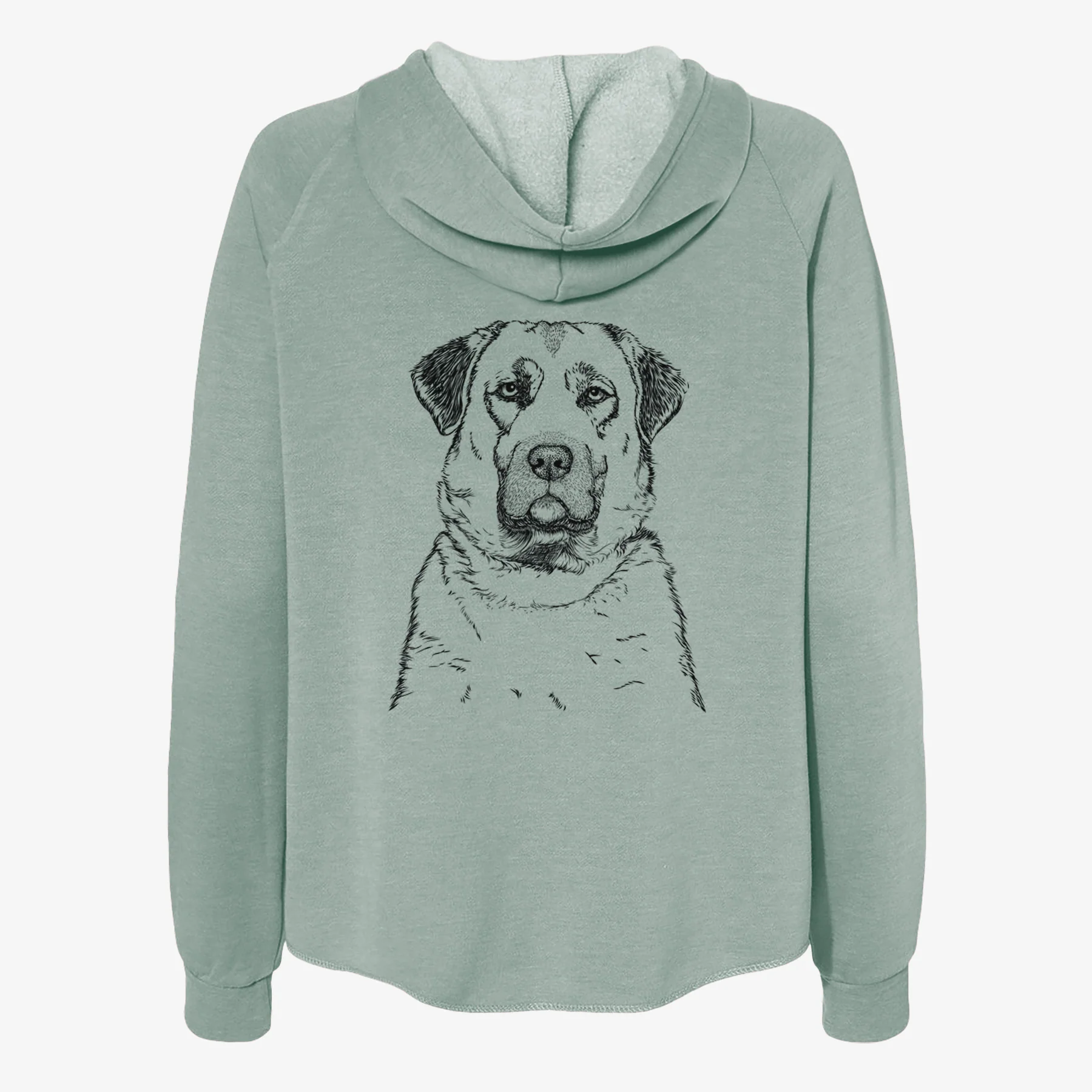 Loca the Anatolian Shepherd - Women's Cali Wave Zip-Up Sweatshirt - Image 4